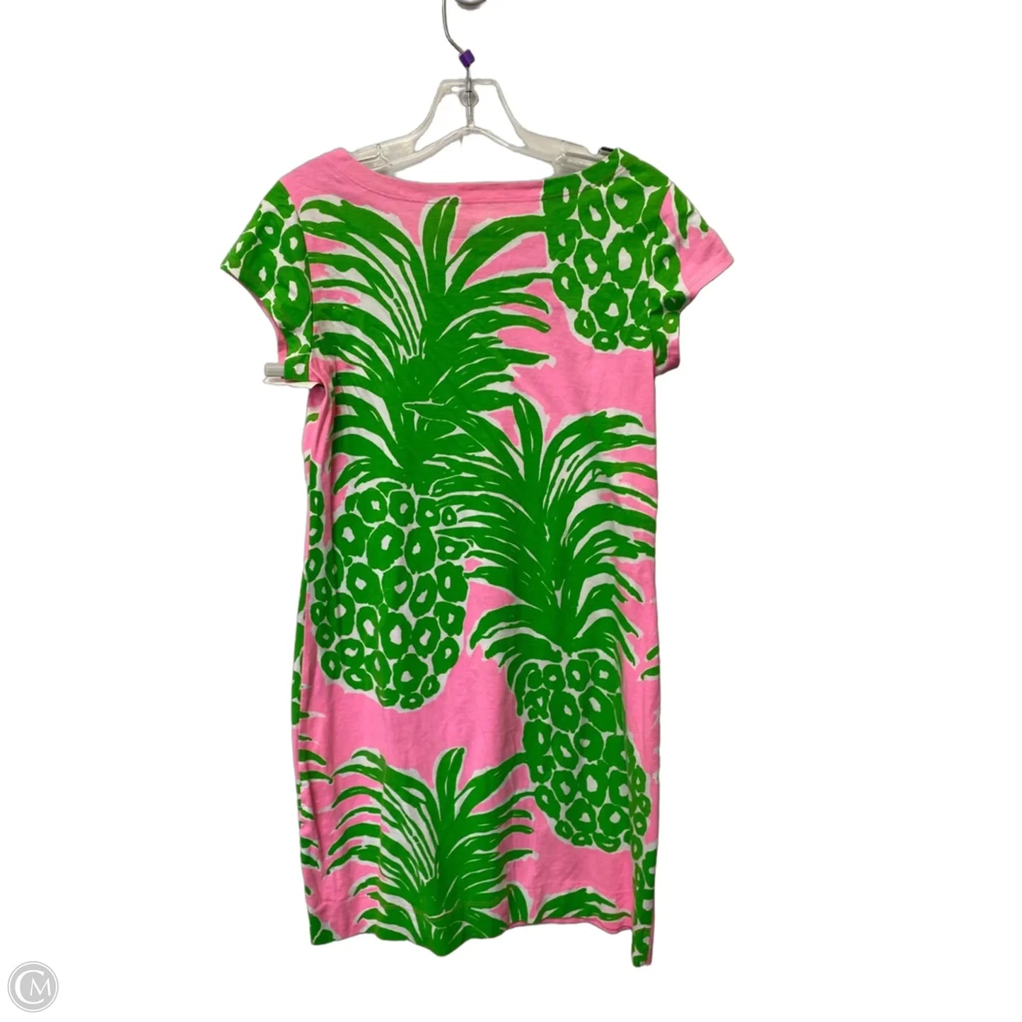 Dress Designer By Lilly Pulitzer In Green & Pink, Size: S