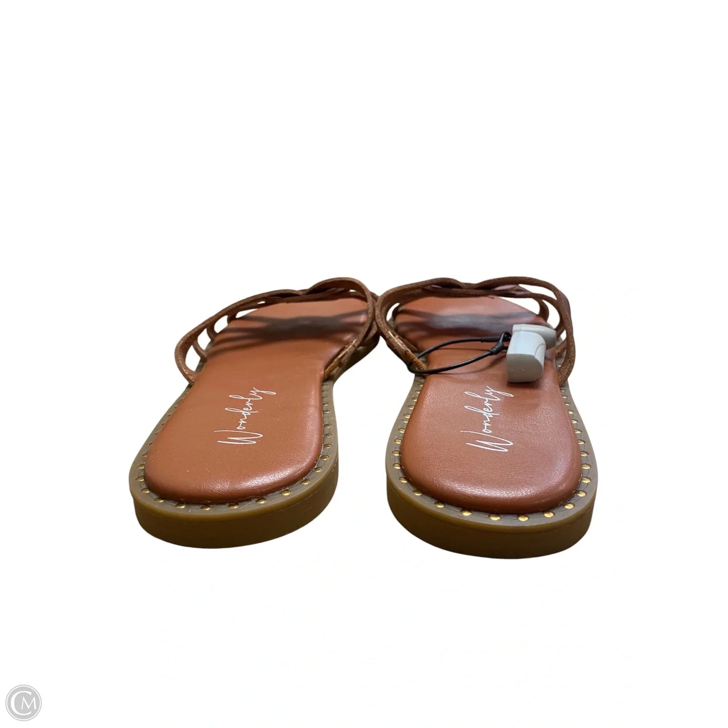 Sandals Flats By Wonderly In Brown, Size: 8