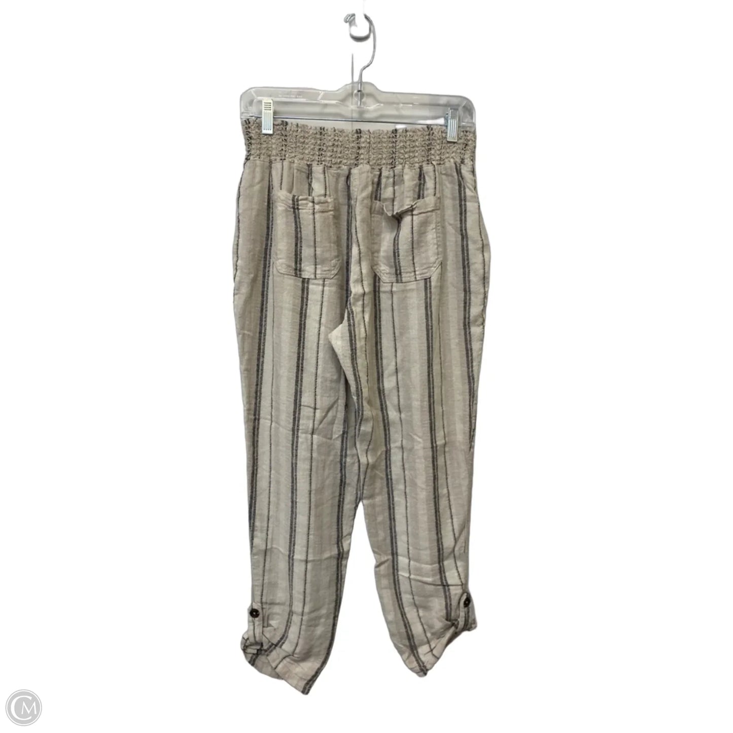 Pants Linen By Rewash In Beige, Size: L