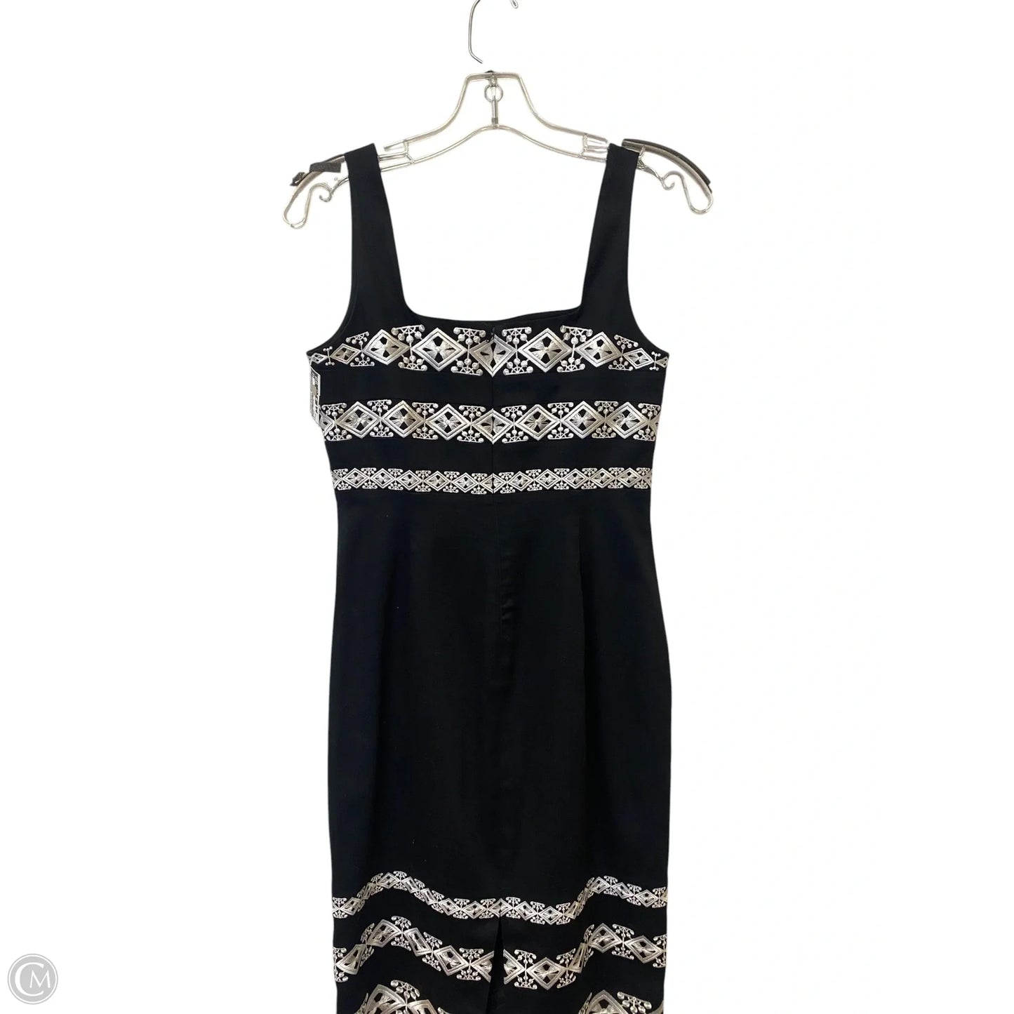 Dress Casual Midi By White House Black Market In Black, Size: 2