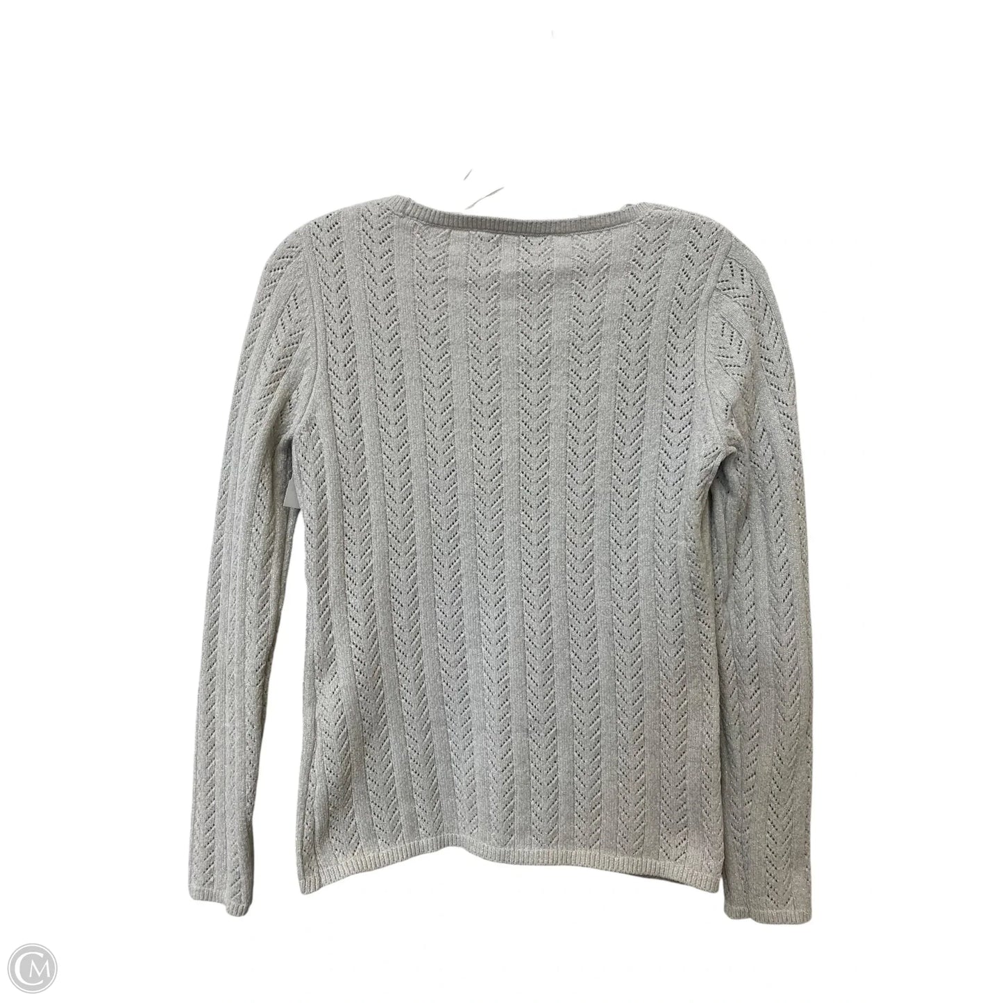 Top Long Sleeve Basic By White House Black Market In Grey, Size: Xs