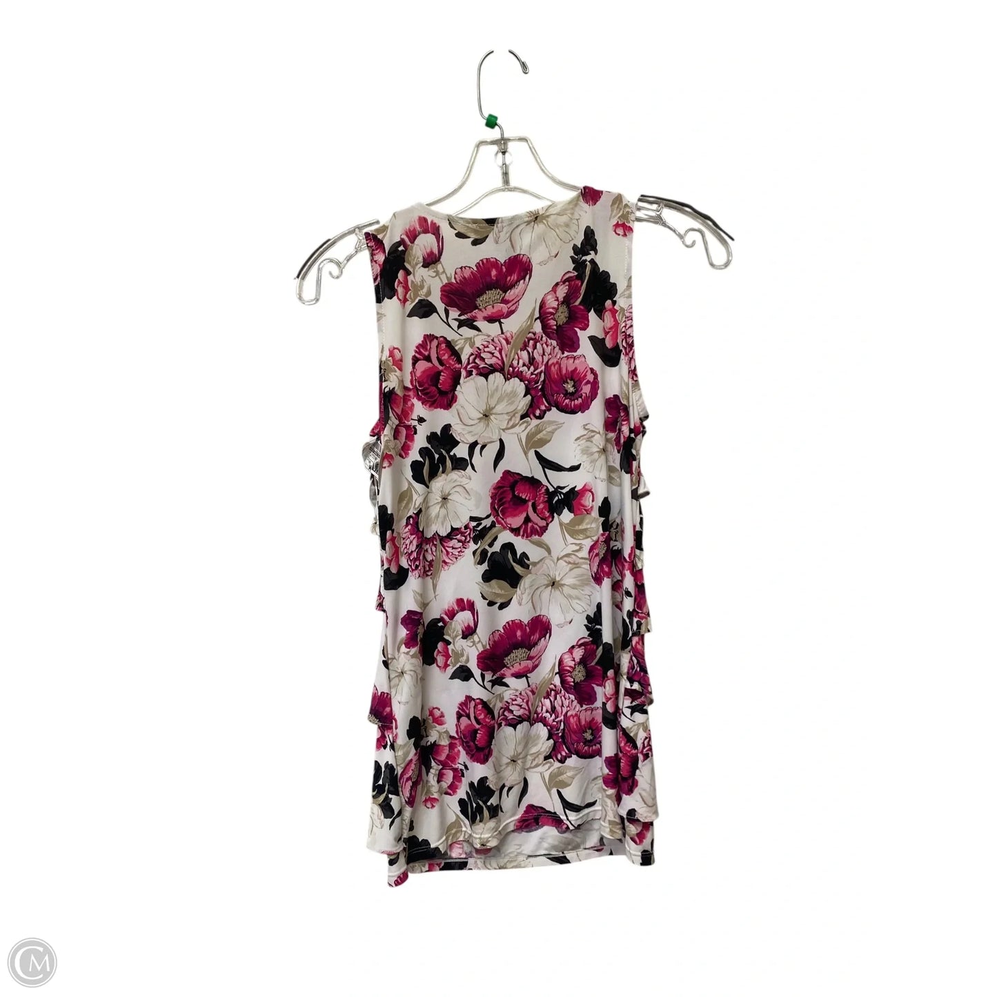 Top Sleeveless By White House Black Market In Floral Print, Size: Xxs