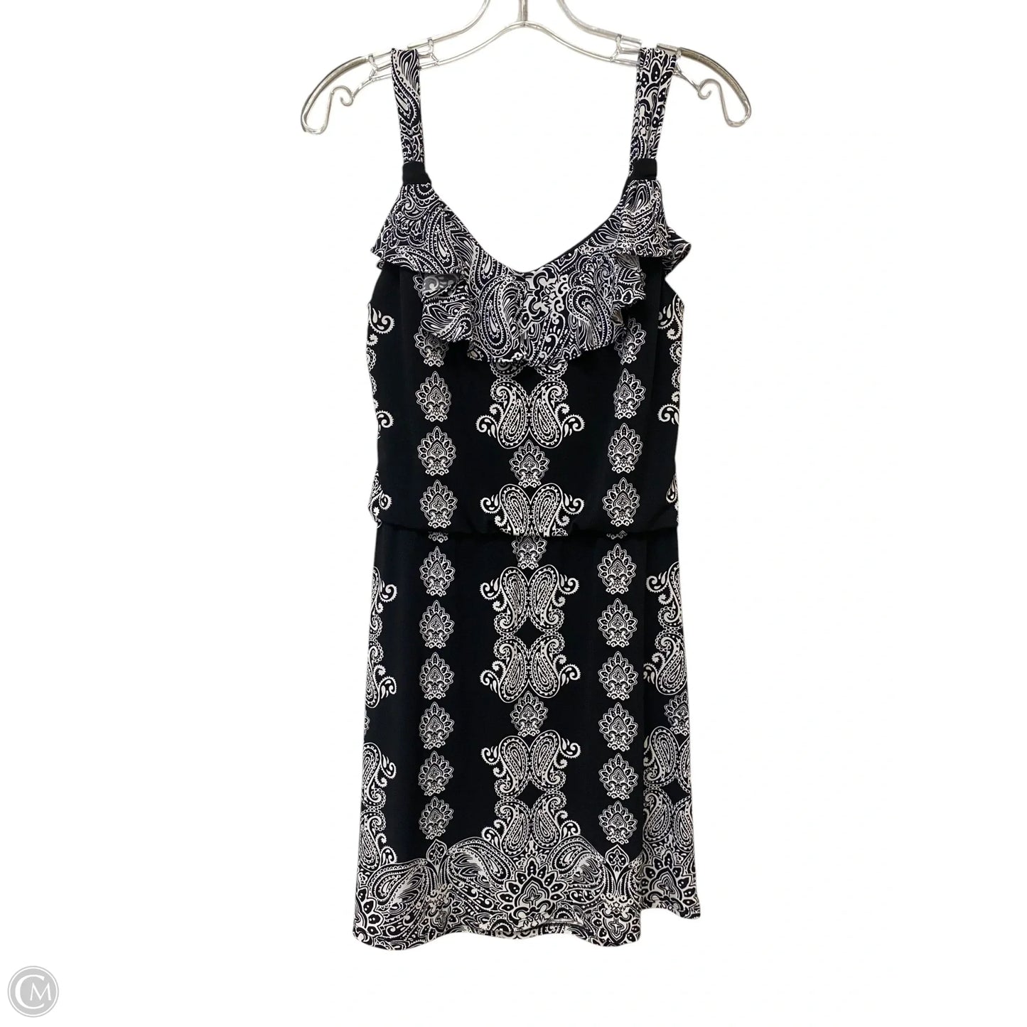 Dress Casual Midi By White House Black Market In Black, Size: S