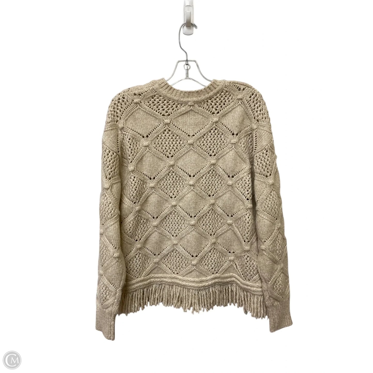 Sweater Designer By Frye In Beige, Size: S
