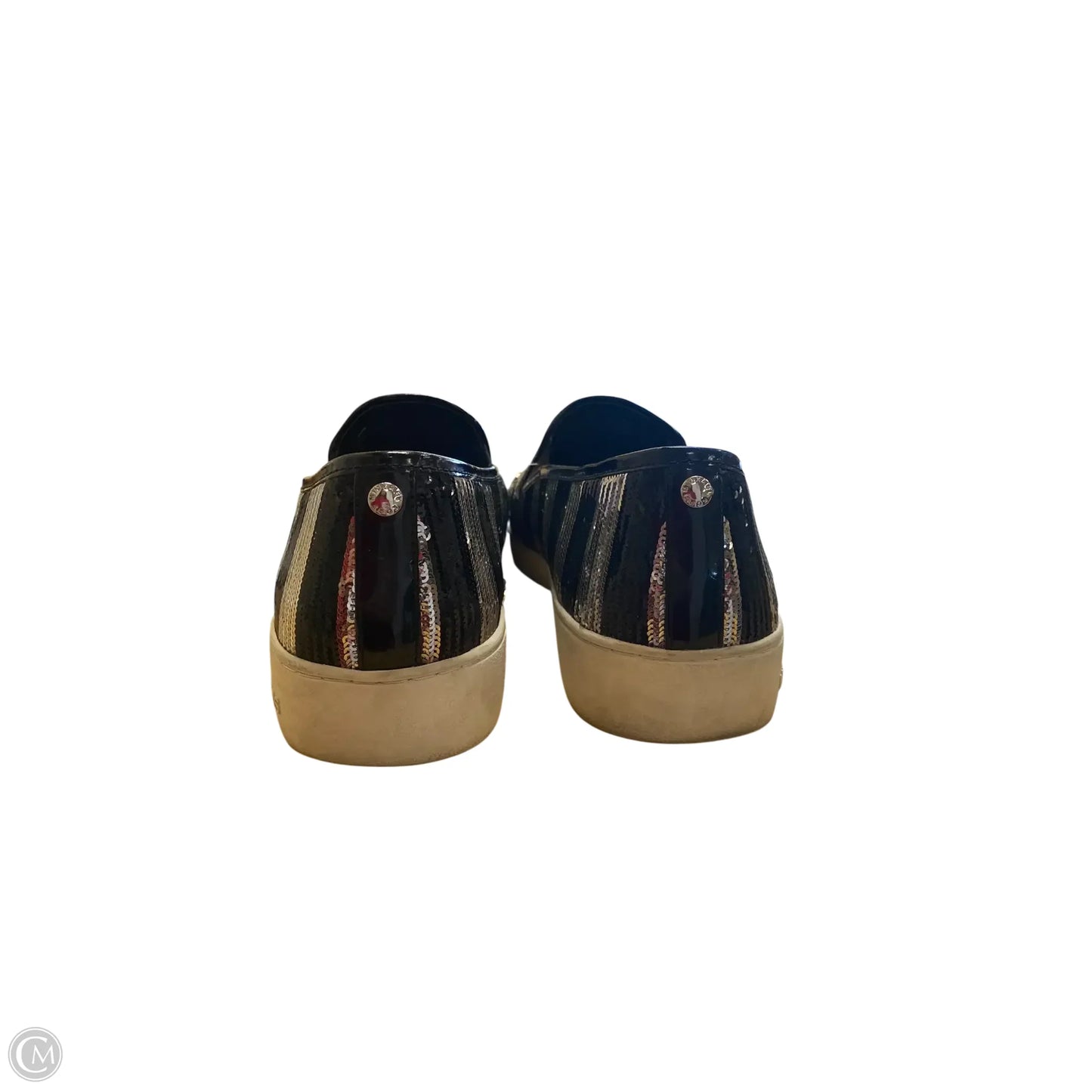 Shoes Designer By Michael Kors In Striped Pattern, Size: 11
