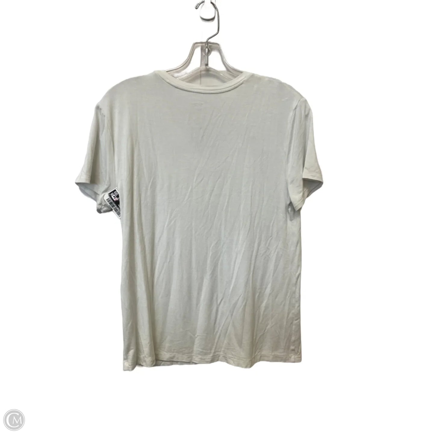Top Short Sleeve Basic By Nine West In White, Size: M