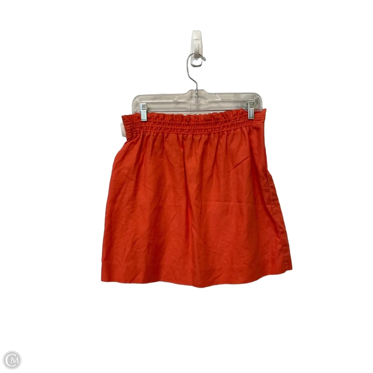 Skirt Mini & Short By J. Crew In Orange, Size: 8