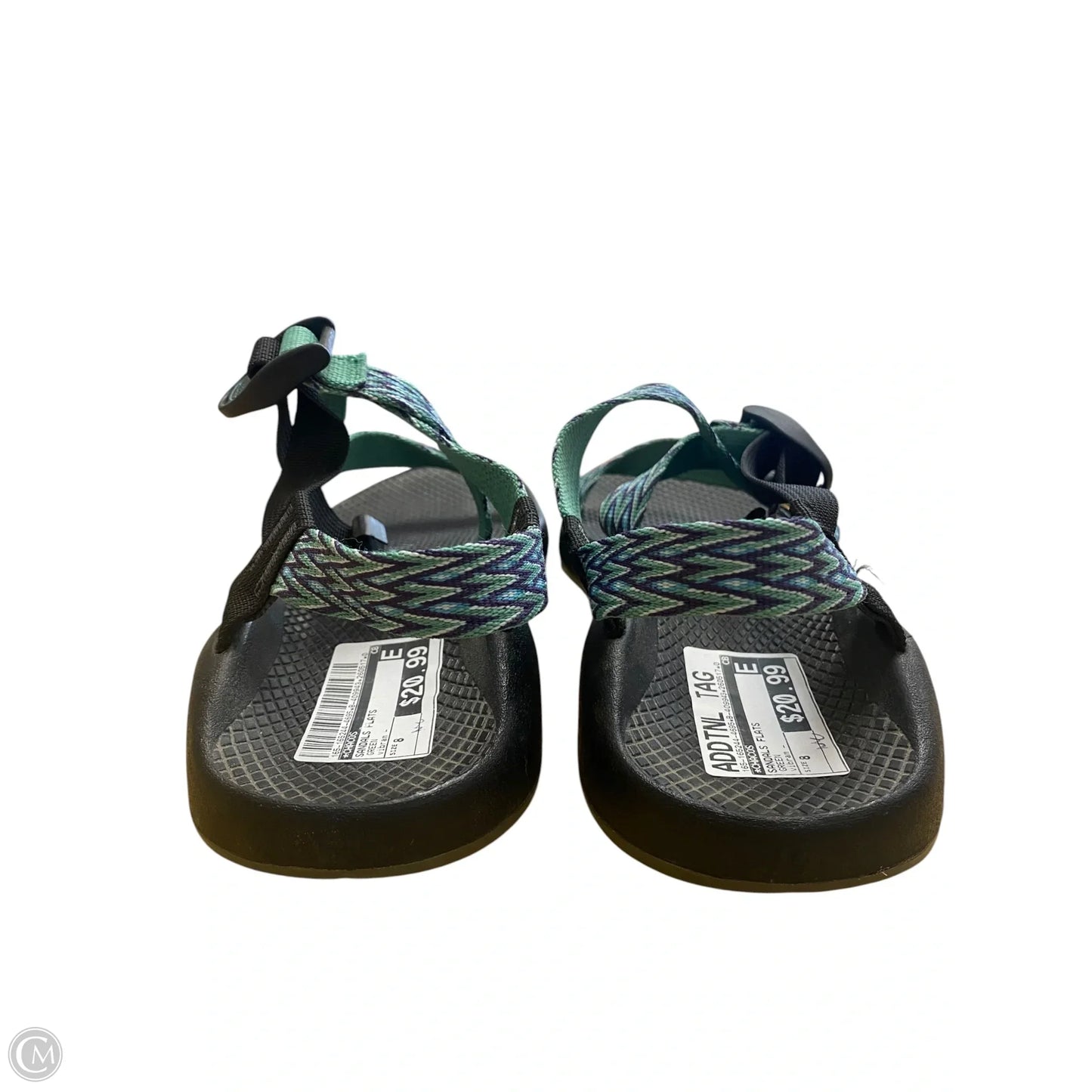 Sandals Flats By Chacos In Green, Size: 8