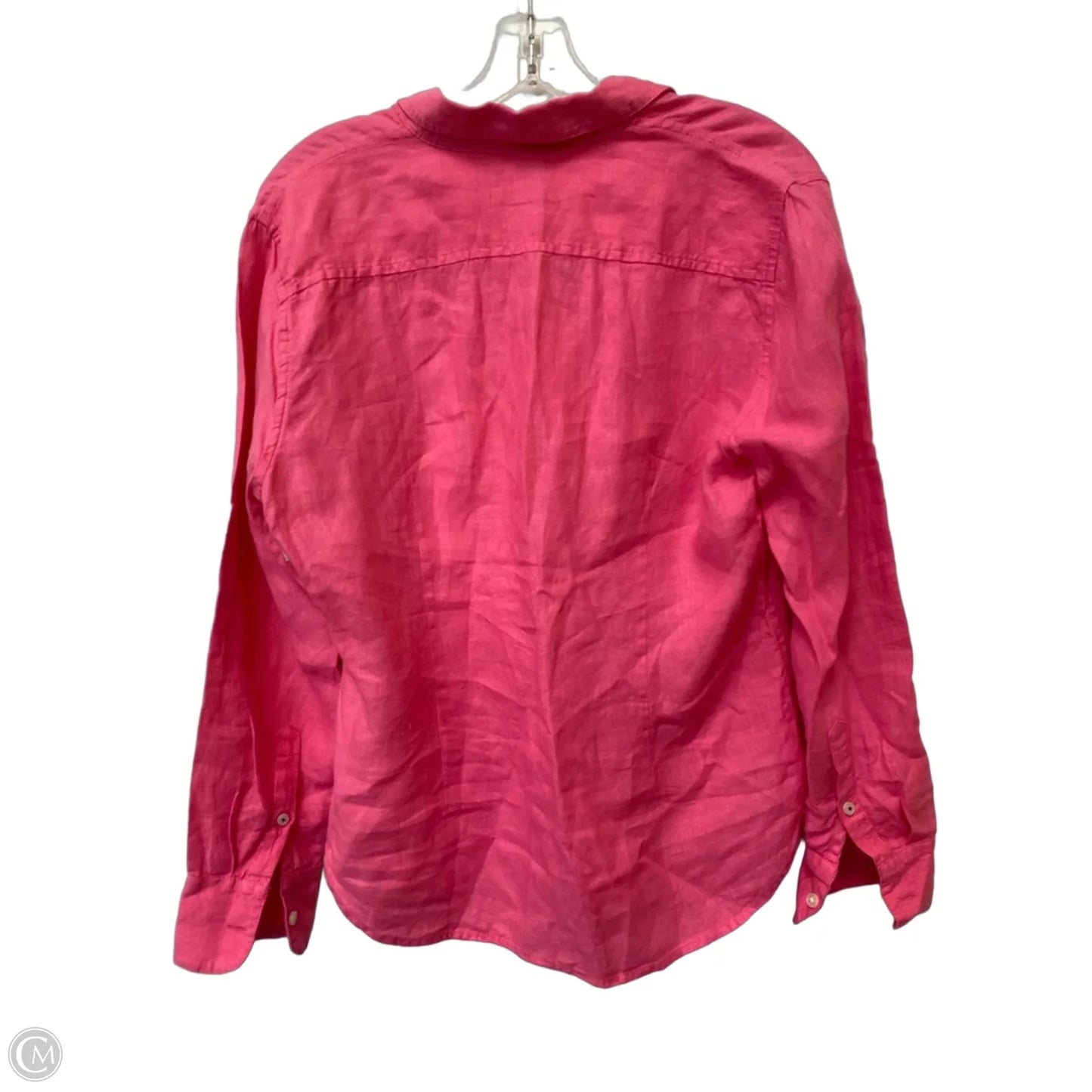 Top Long Sleeve By J. Crew In Pink, Size: 8