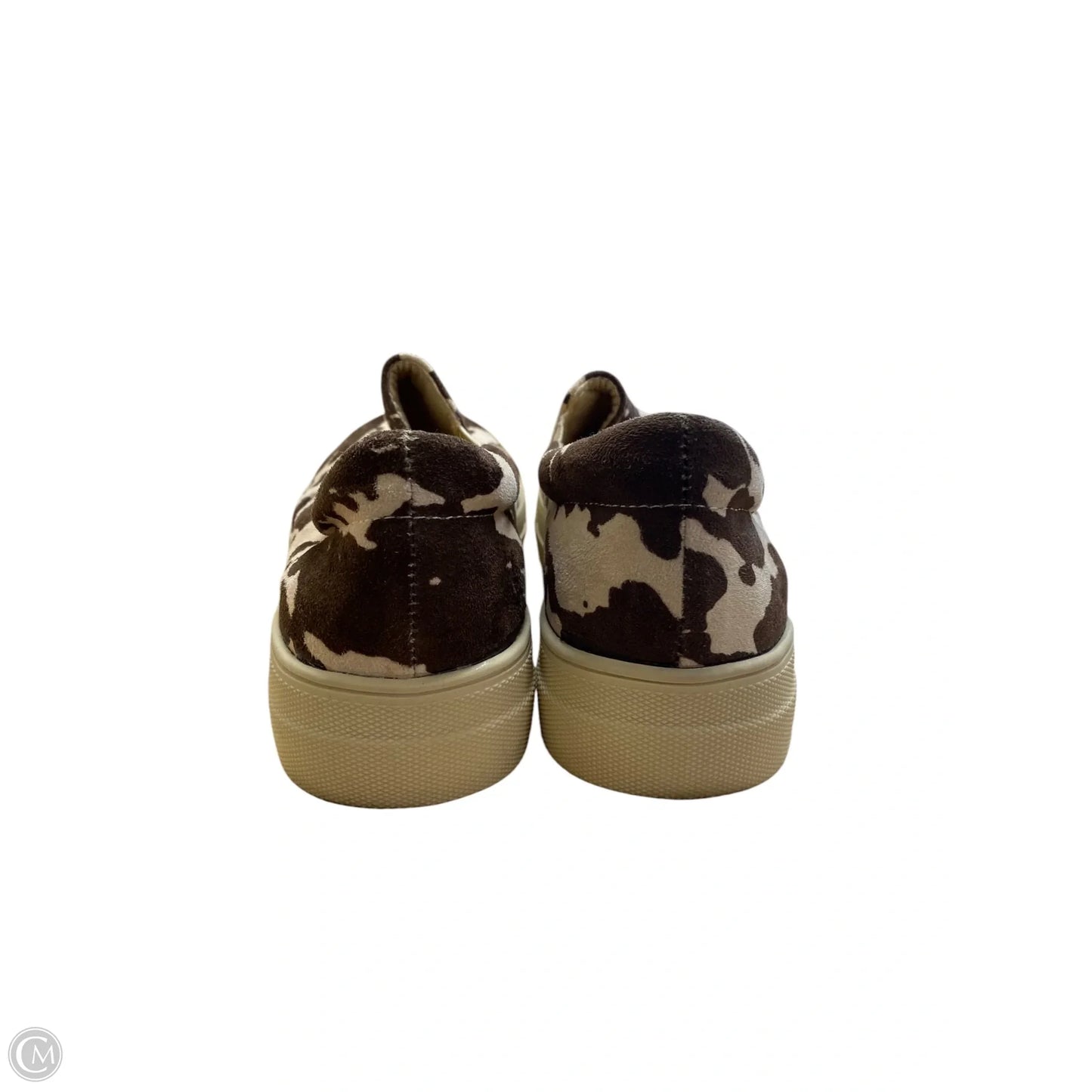 Shoes Flats By Soda In Brown & Cream, Size: 7.5