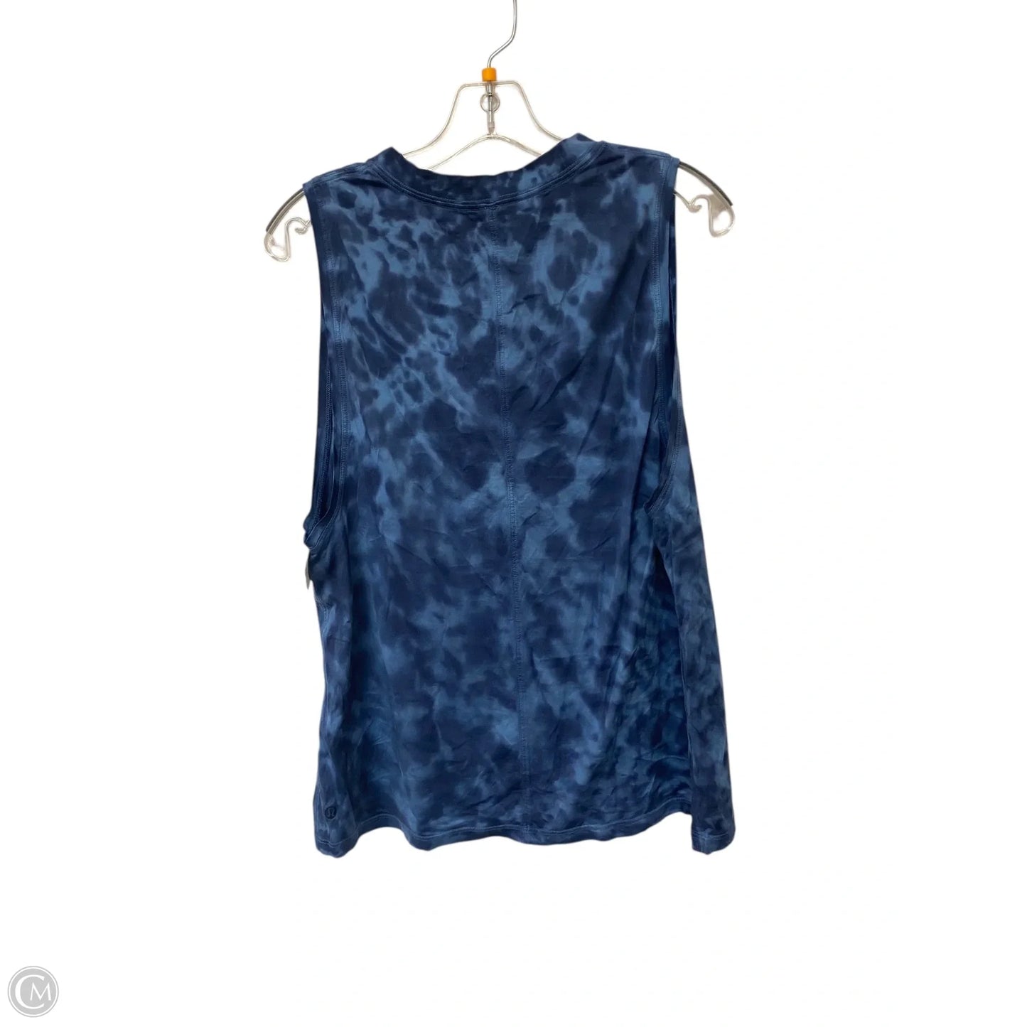 Athletic Top Short Sleeve By Lululemon In Black, Size: M