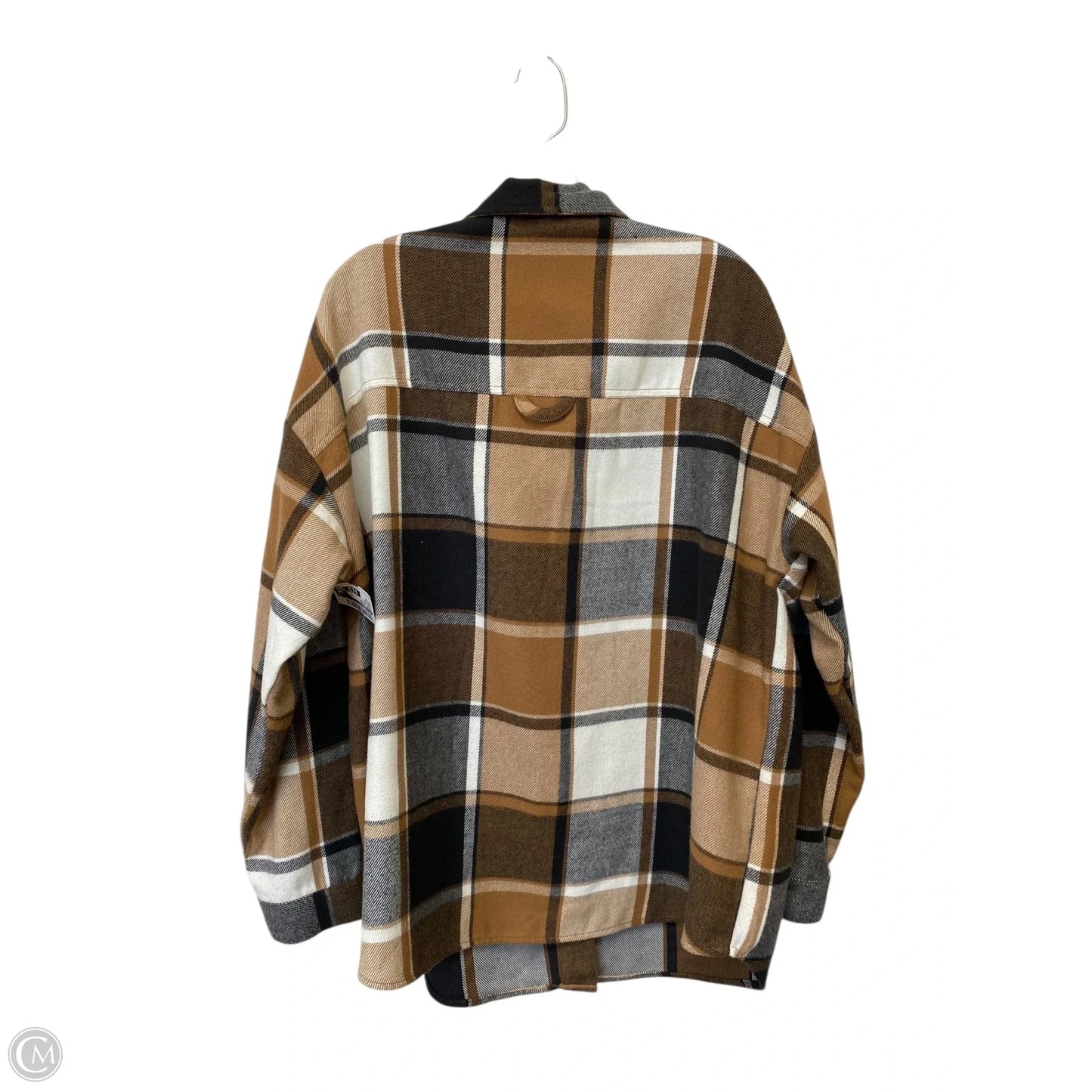 Jacket Shirt By No Boundaries In Plaid Pattern, Size: 3x