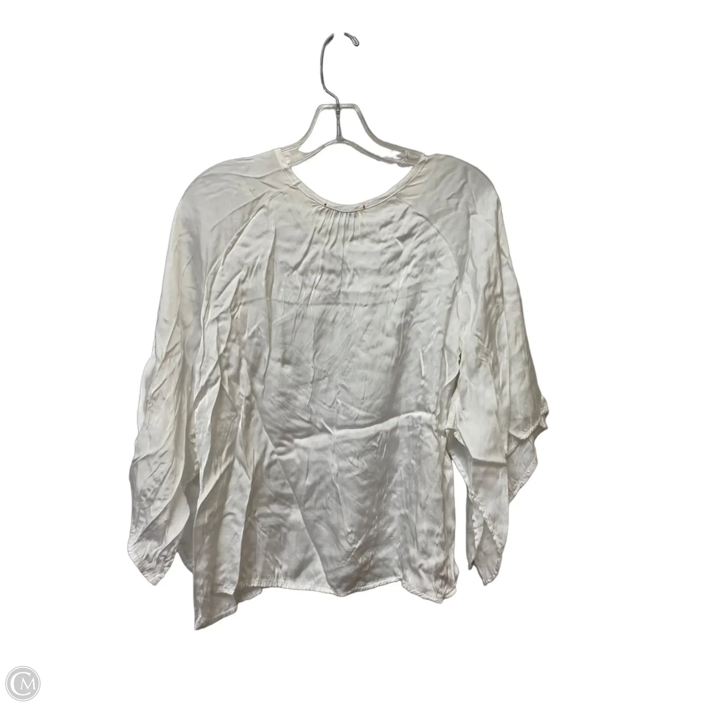 Top Short Sleeve By Clothes Mentor In White, Size: S