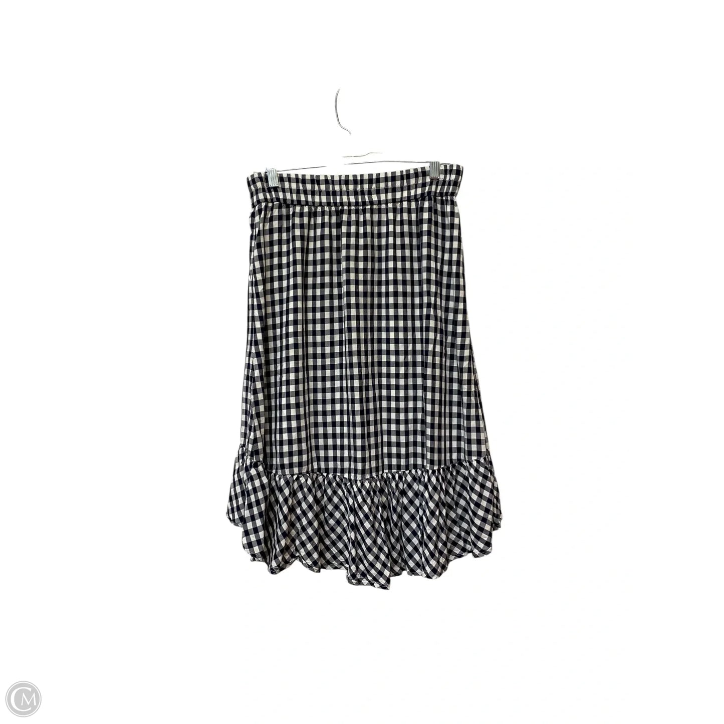 Skirt Midi By J. Crew In Checkered Pattern, Size: S