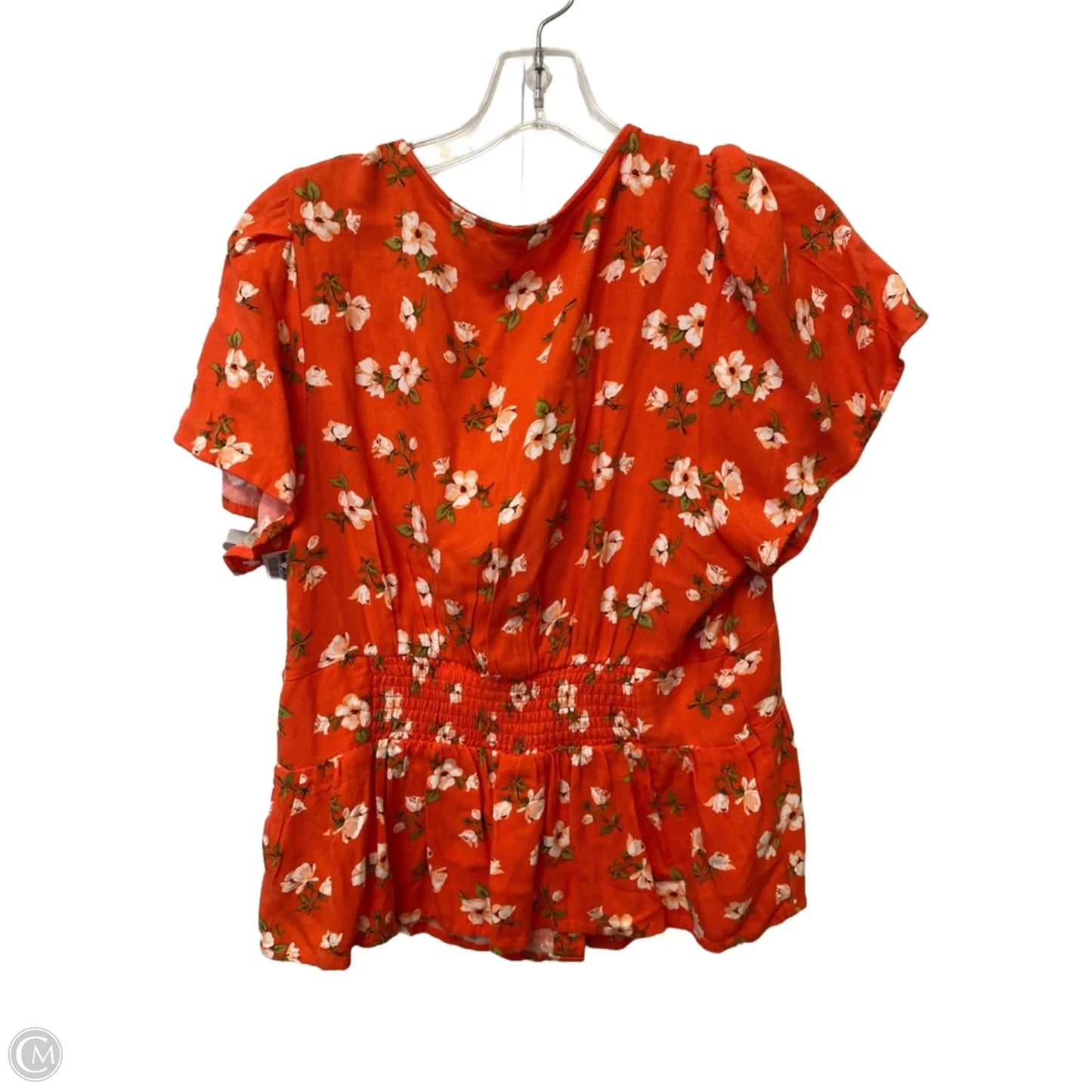 Top Short Sleeve By Old Navy In Orange, Size: L