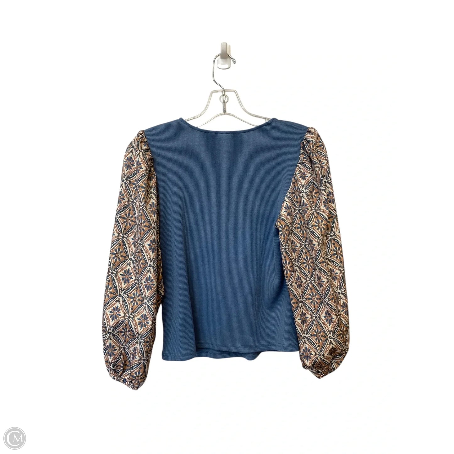 Top Long Sleeve By Dolan Left Coast In Blue, Size: S