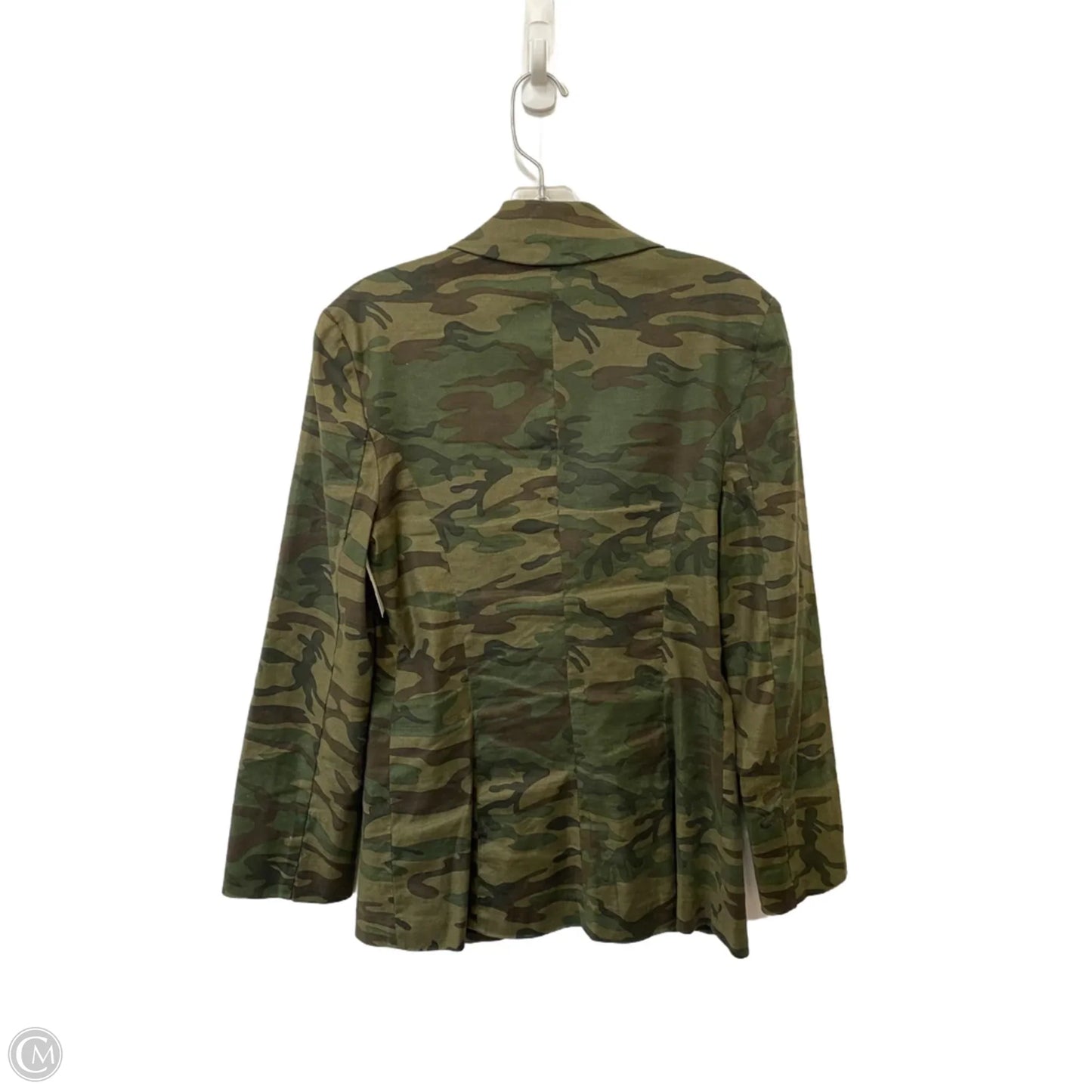 Blazer By Level 99 In Camouflage Print, Size: S