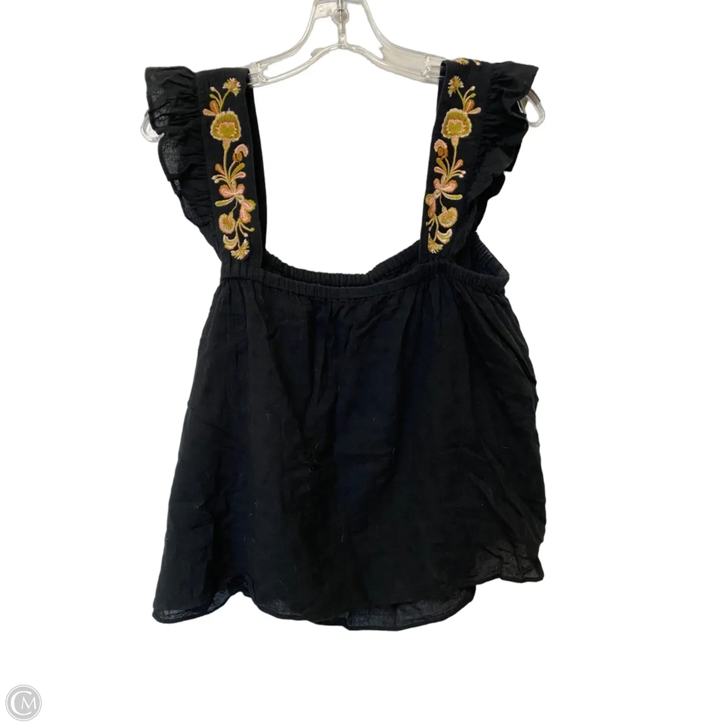 Top Short Sleeve By Madewell In Black, Size: Xl