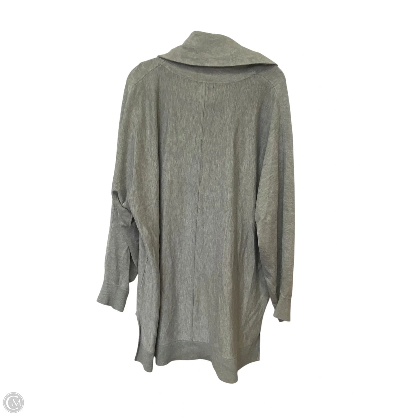 Top Long Sleeve By Chelsea And Theodore In Grey, Size: 3x
