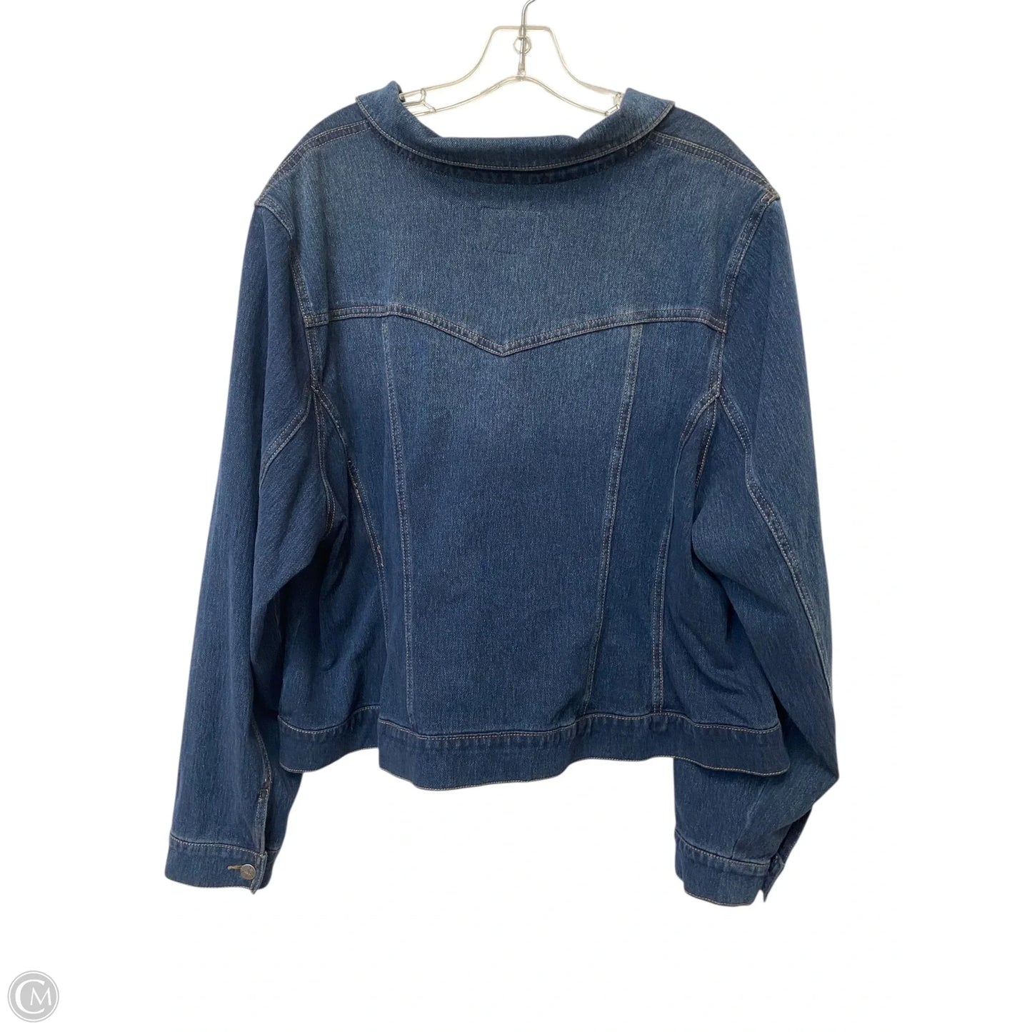 Jacket Denim By Jessica Simpson In Blue, Size: 1x