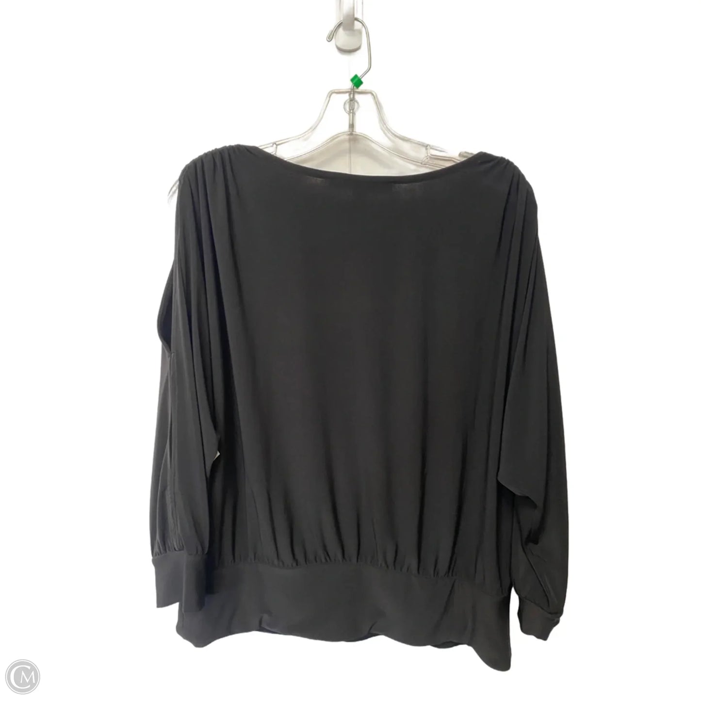 Top Long Sleeve By White House Black Market In Black, Size: L