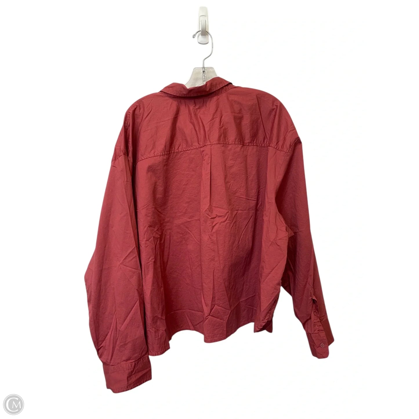 Top Long Sleeve By Old Navy In Red, Size: 3x