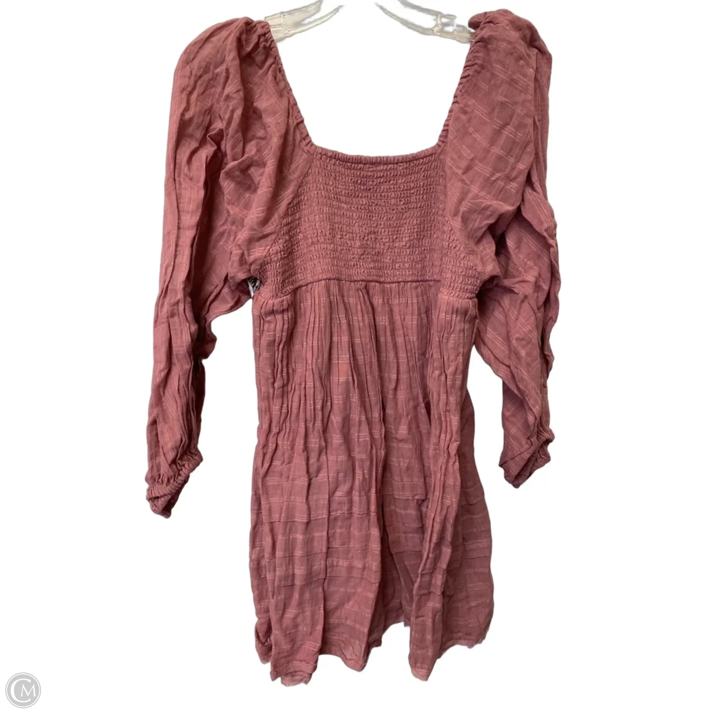 Top Long Sleeve By Free People In Pink, Size: Sp