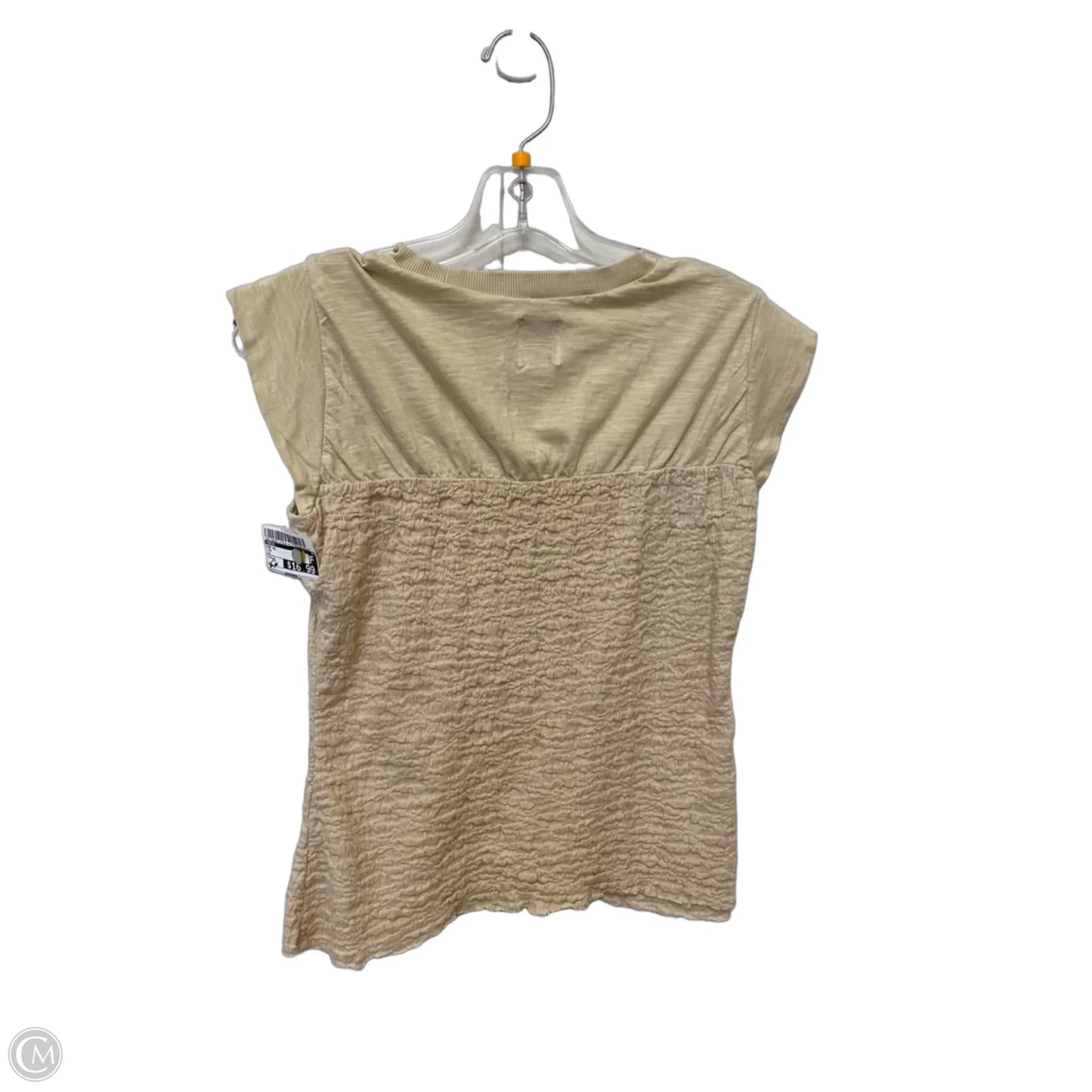 Top Short Sleeve By Maeve In Tan, Size: Xs