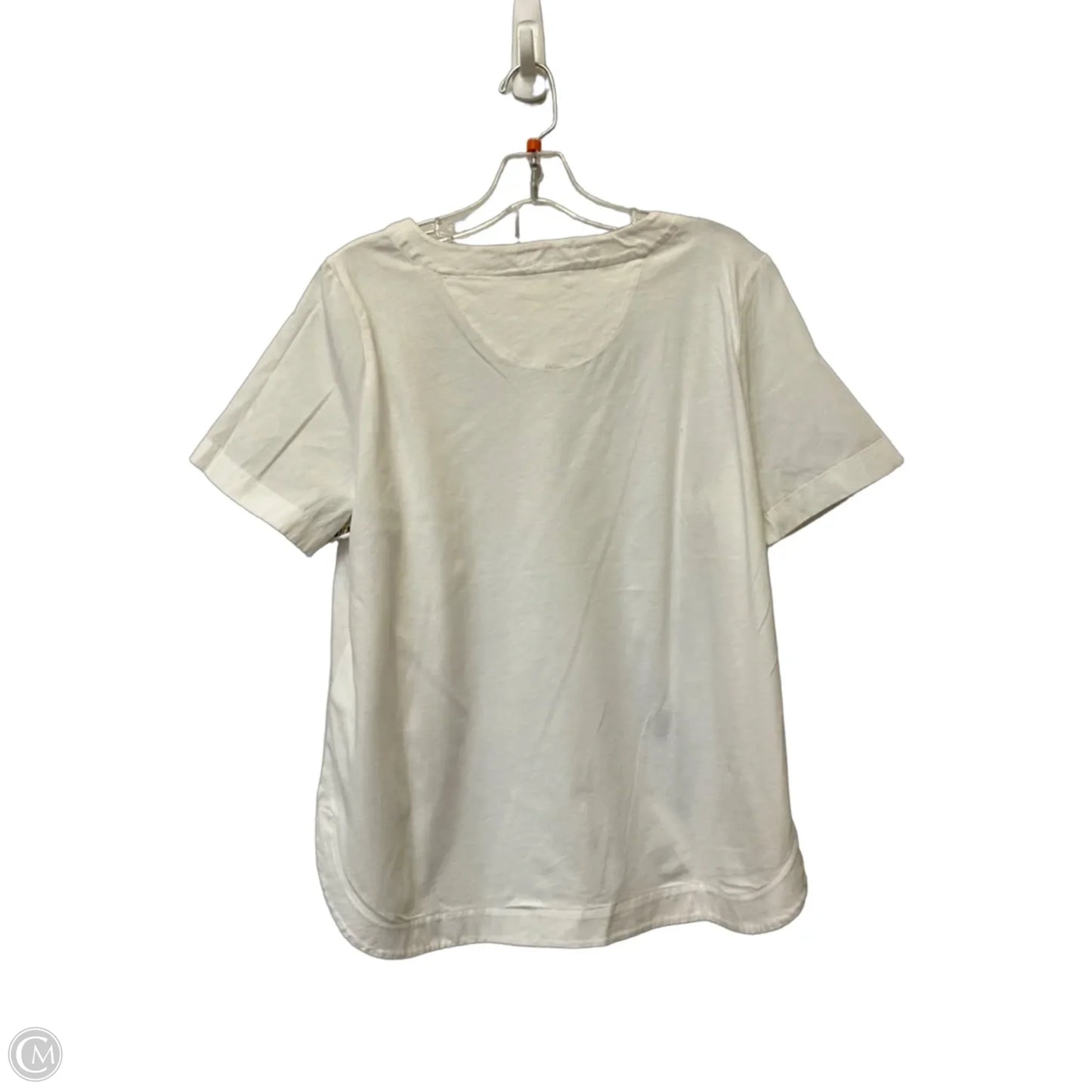Top Short Sleeve By Maeve In White, Size: S