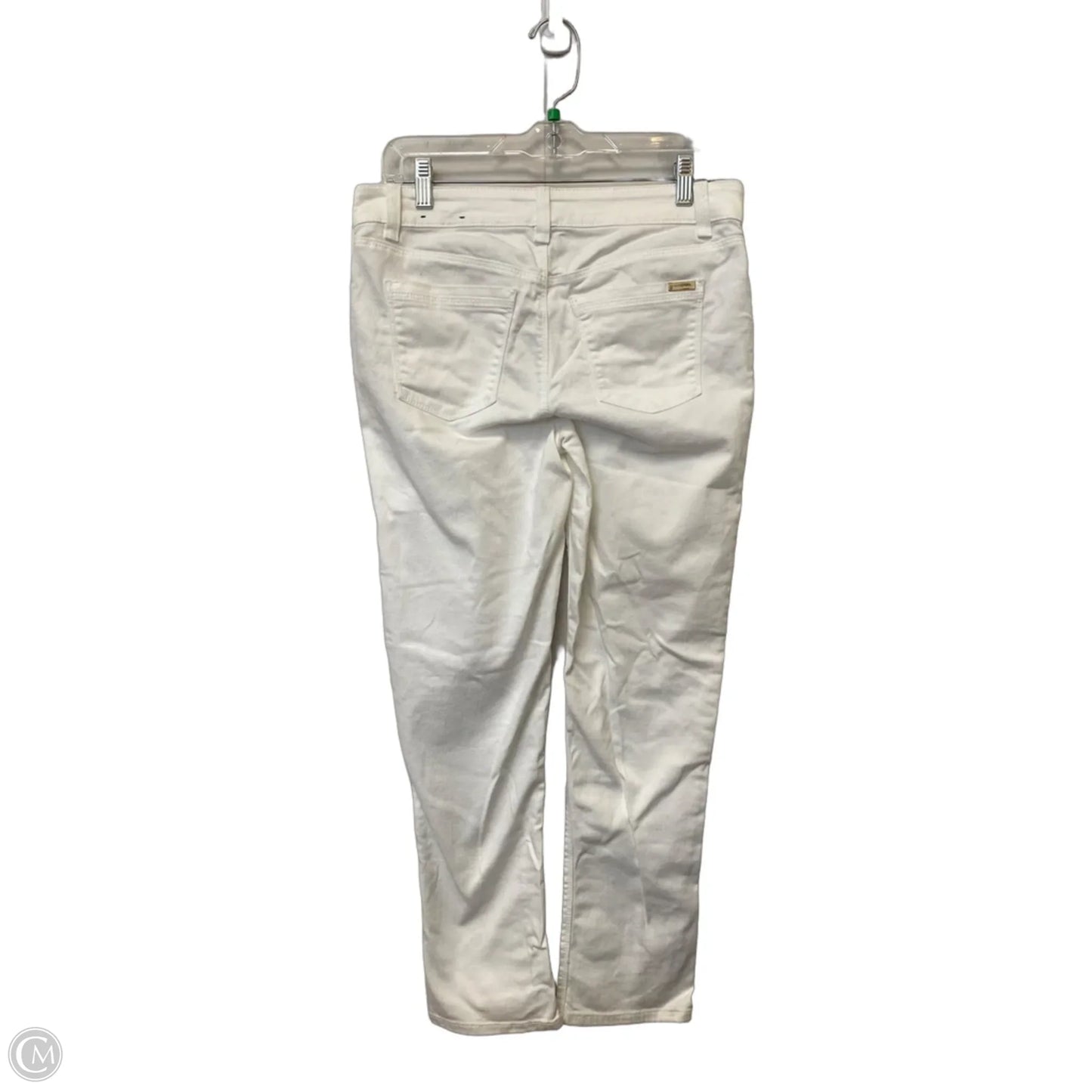 Jeans Straight By White House Black Market In White, Size: 6