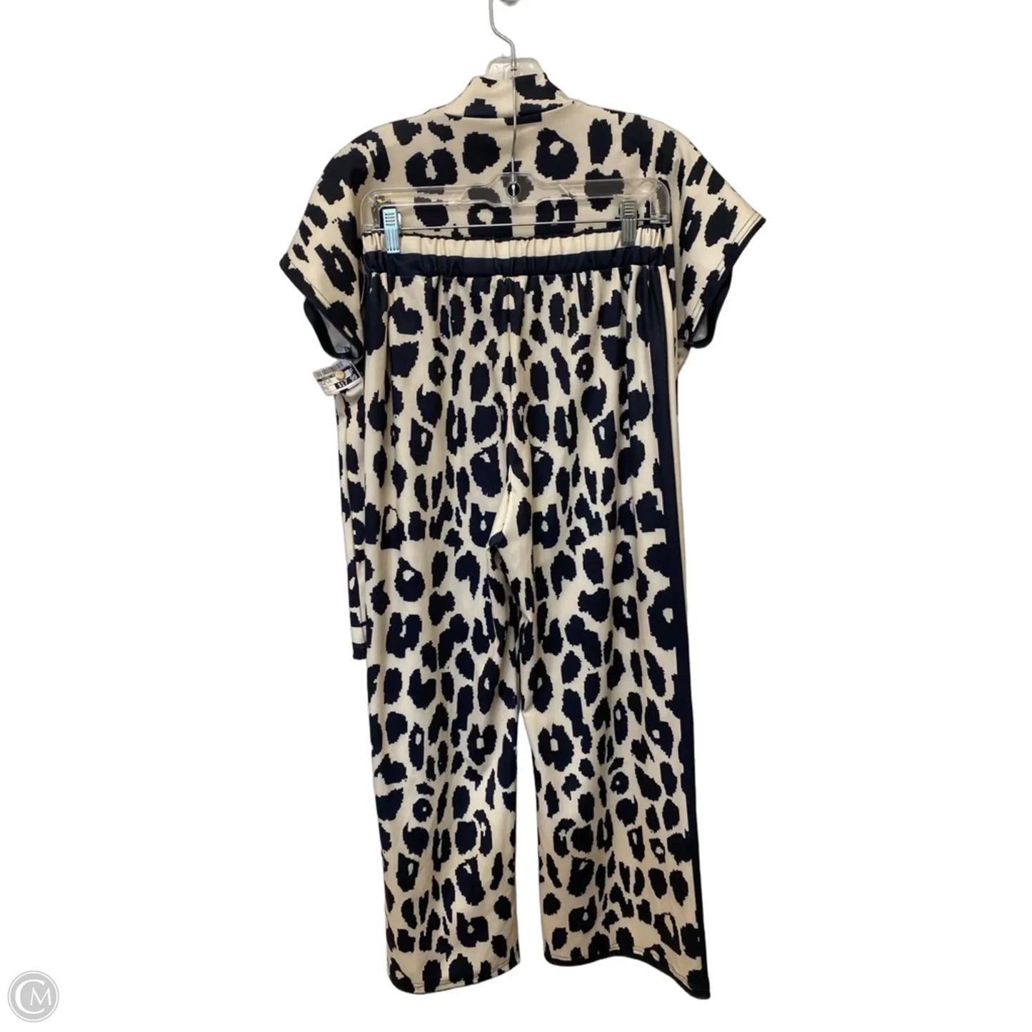 Top 2pc Short Sleeve By Clothes Mentor In Animal Print, Size: S
