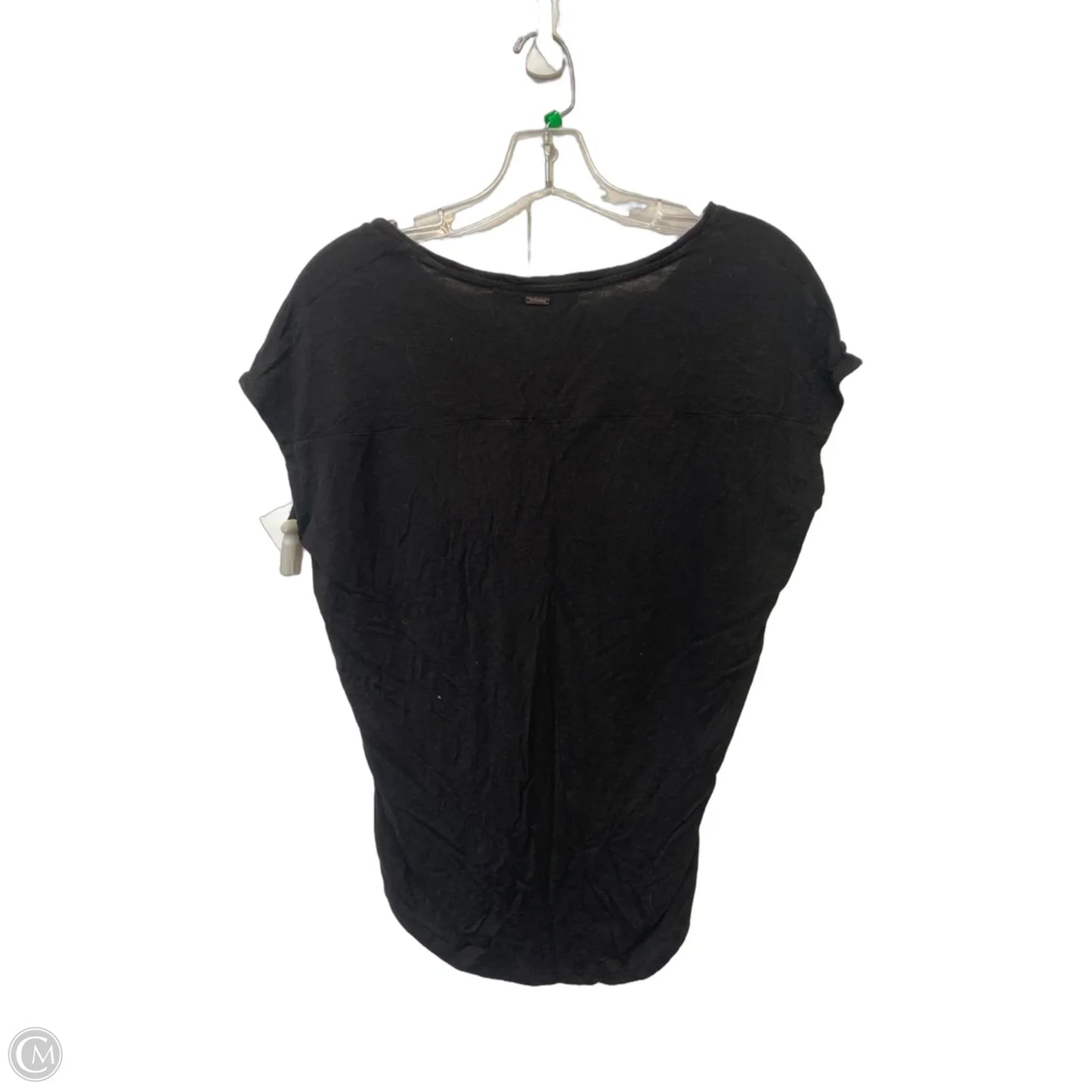 Top Short Sleeve By White House Black Market In Black, Size: Xxs