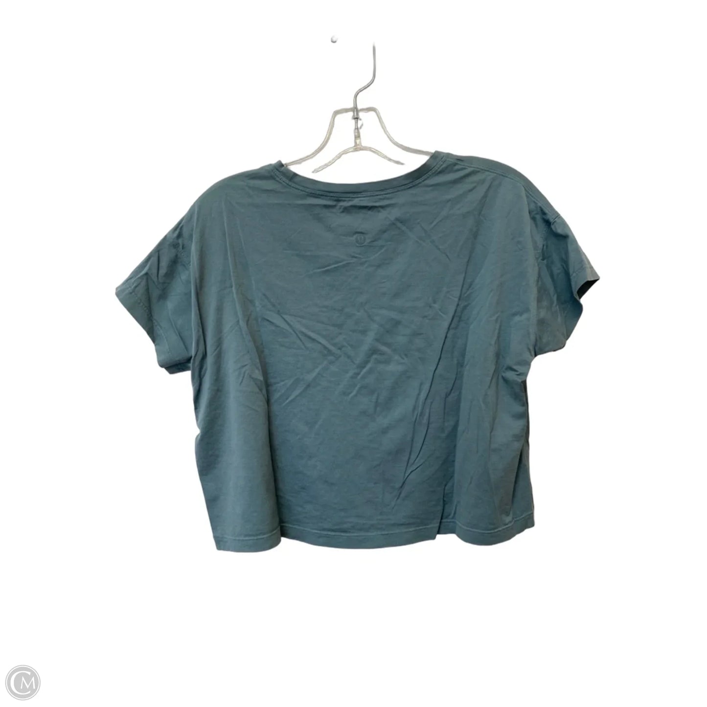 Top Short Sleeve By Lululemon In Green, Size: M