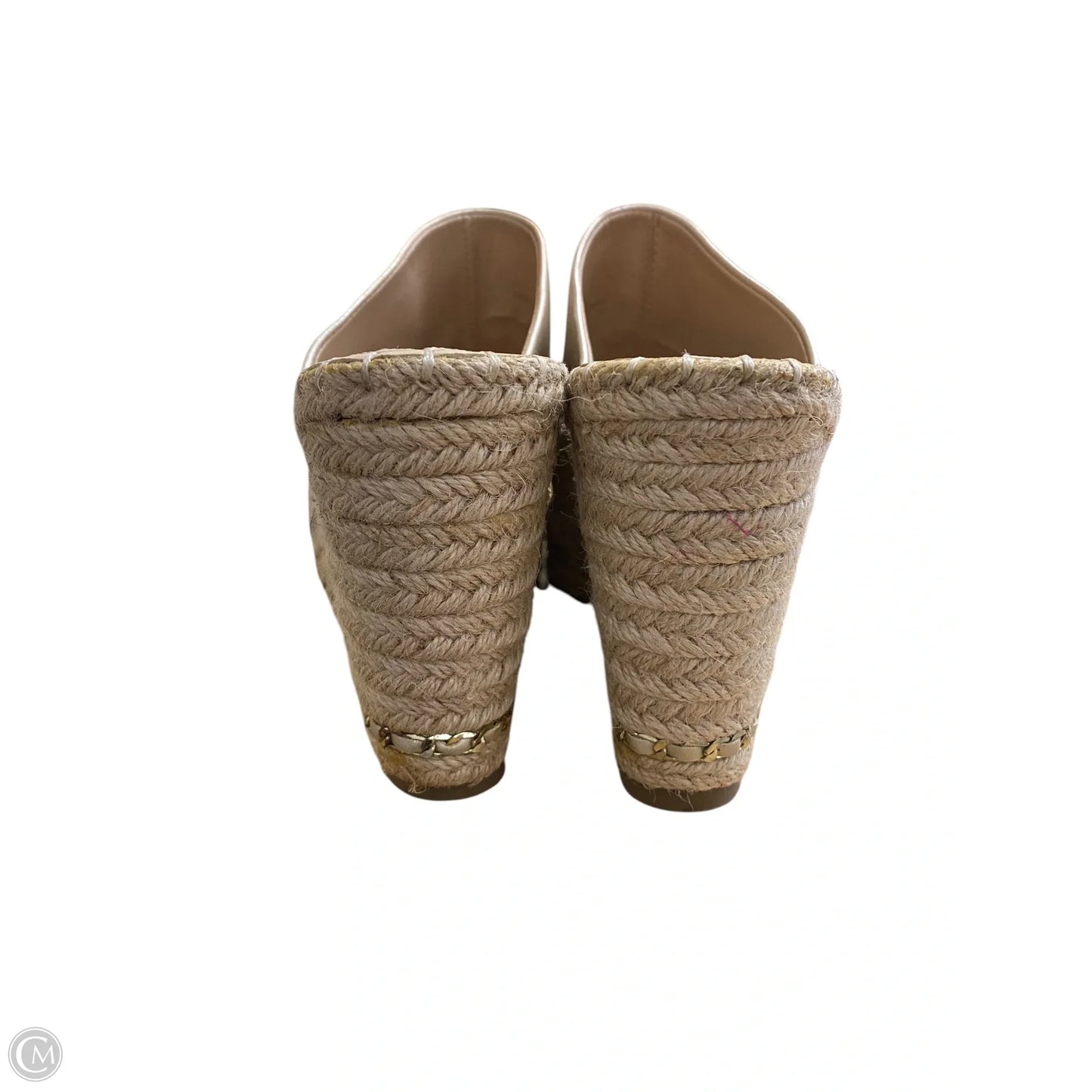 Shoes Designer By Karl Lagerfeld In Beige, Size: 8