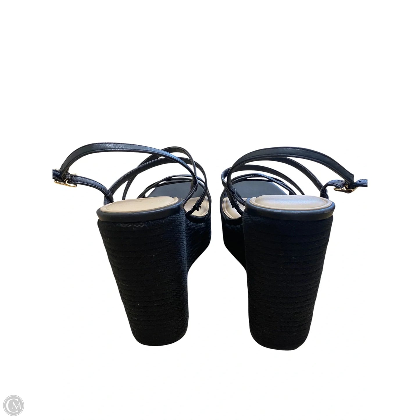 Shoes Heels Wedge By Aldo In Black, Size: 8.5