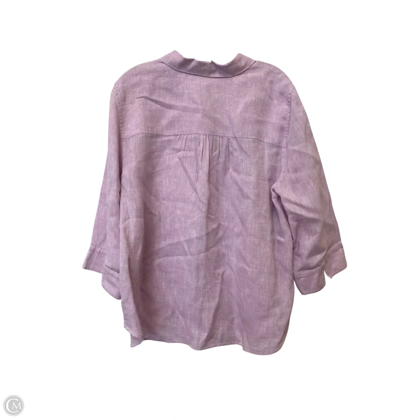 Top Long Sleeve By Chicos In Purple, Size: 16
