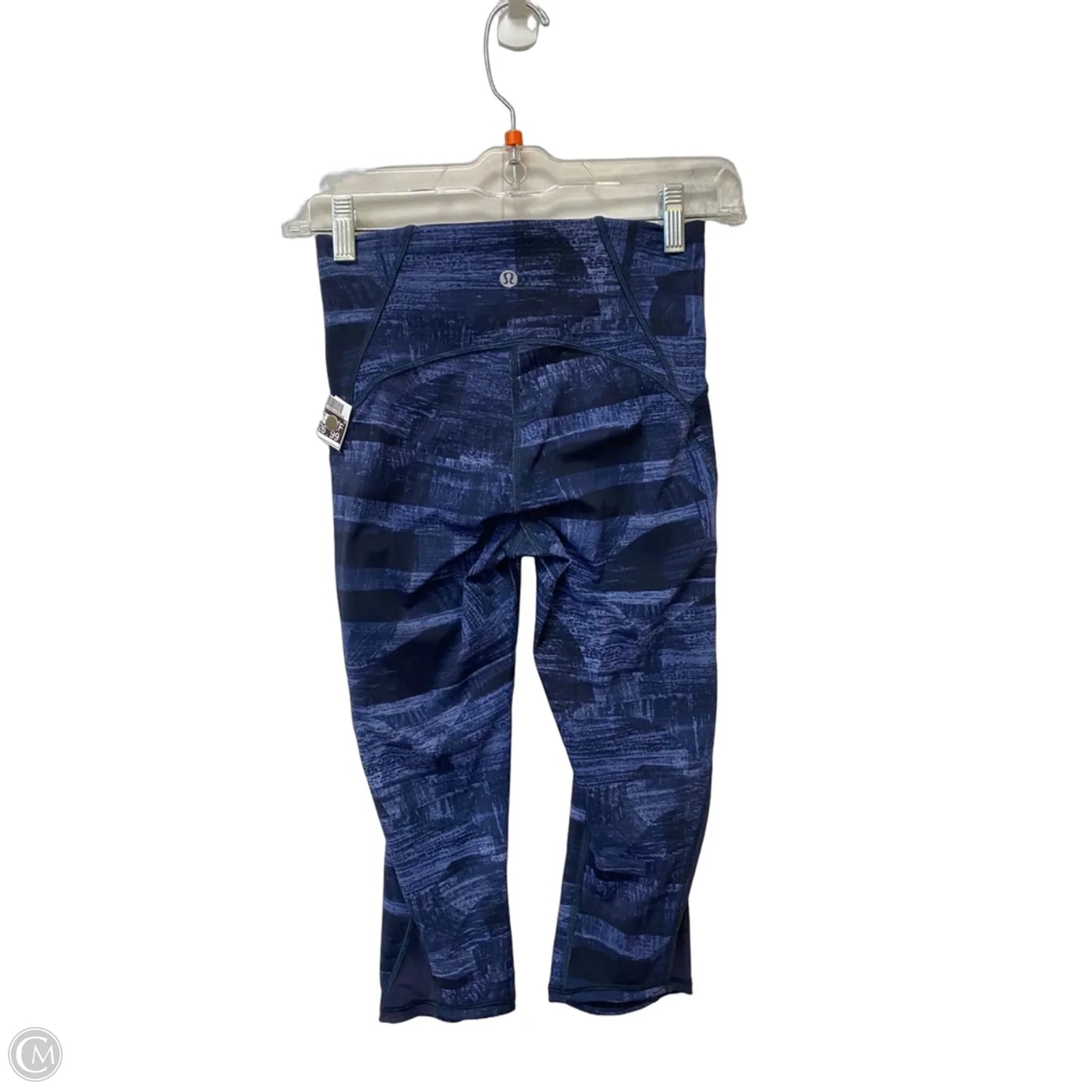 Athletic Leggings Capris By Lululemon In Blue, Size: 4