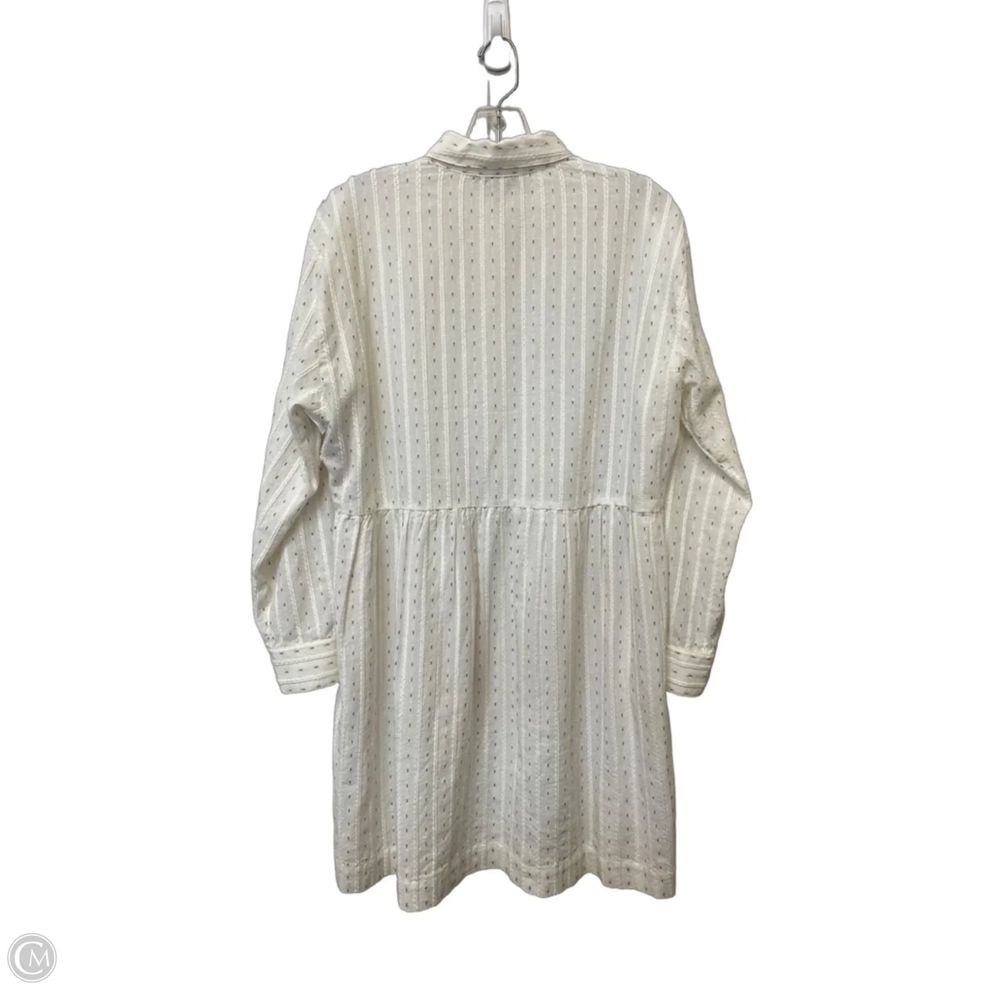 Dress Casual Midi By Loft In White, Size: S