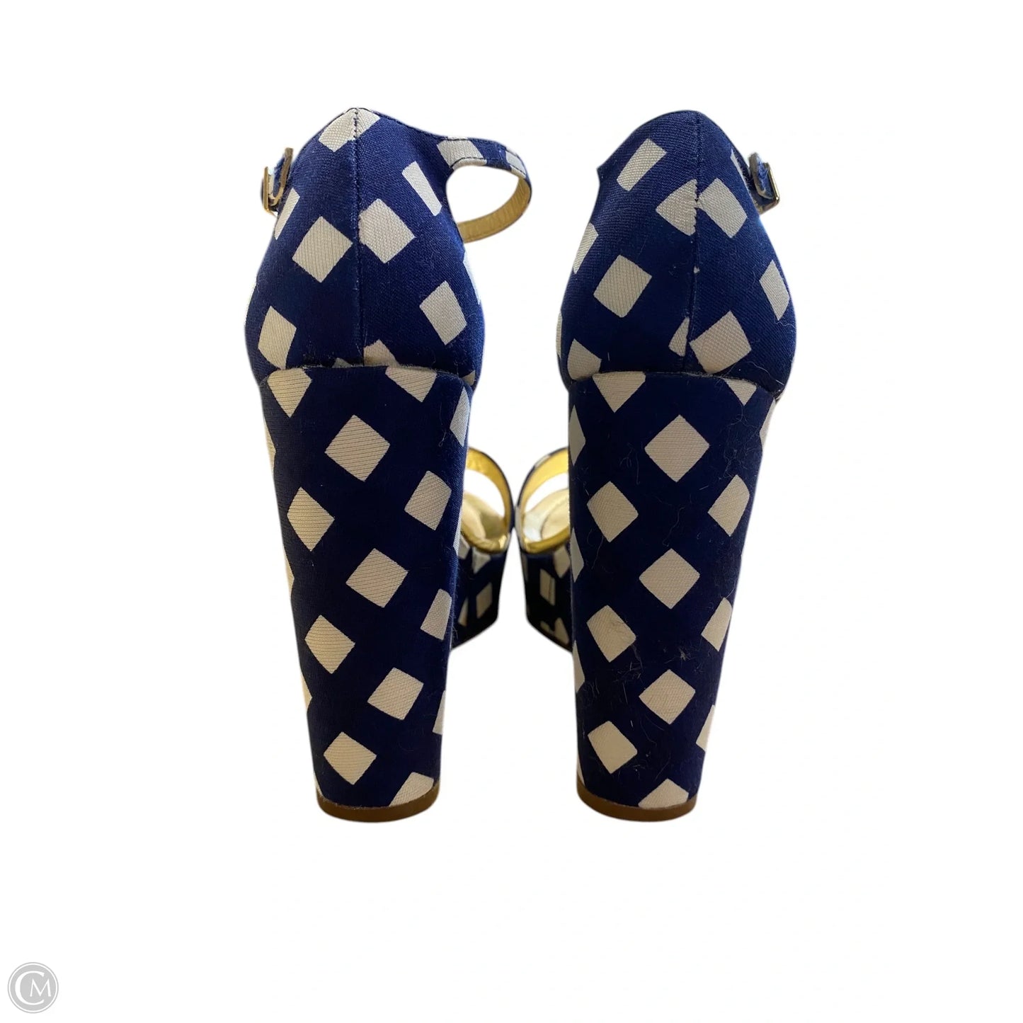 Shoes Designer By Kate Spade In Blue, Size: 8.5