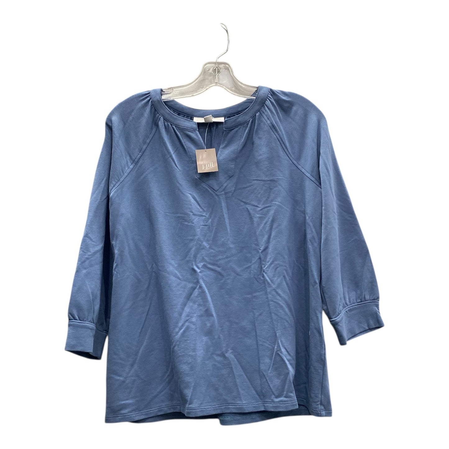 Top 3/4 Sleeve By Pure Jill In Blue, Size:Xs