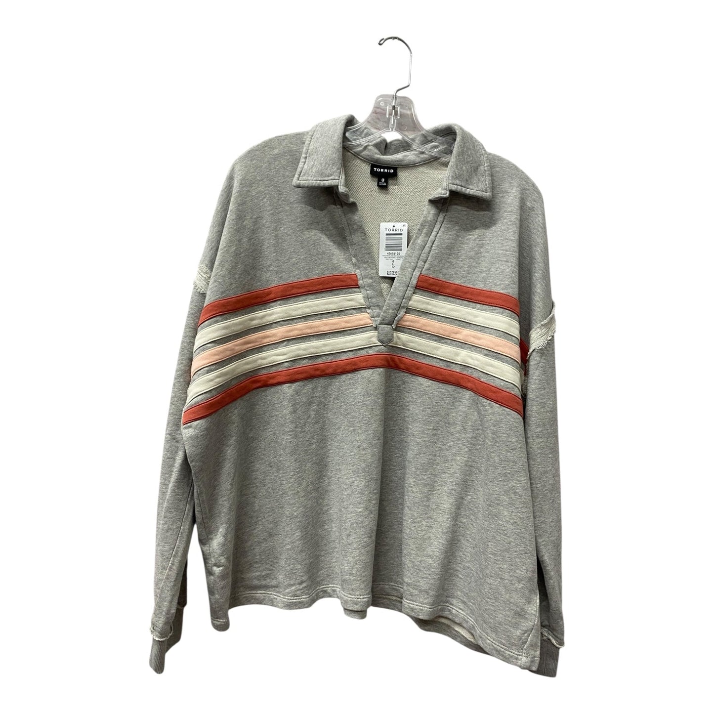 Top Ls By Torrid In Grey, Size:L