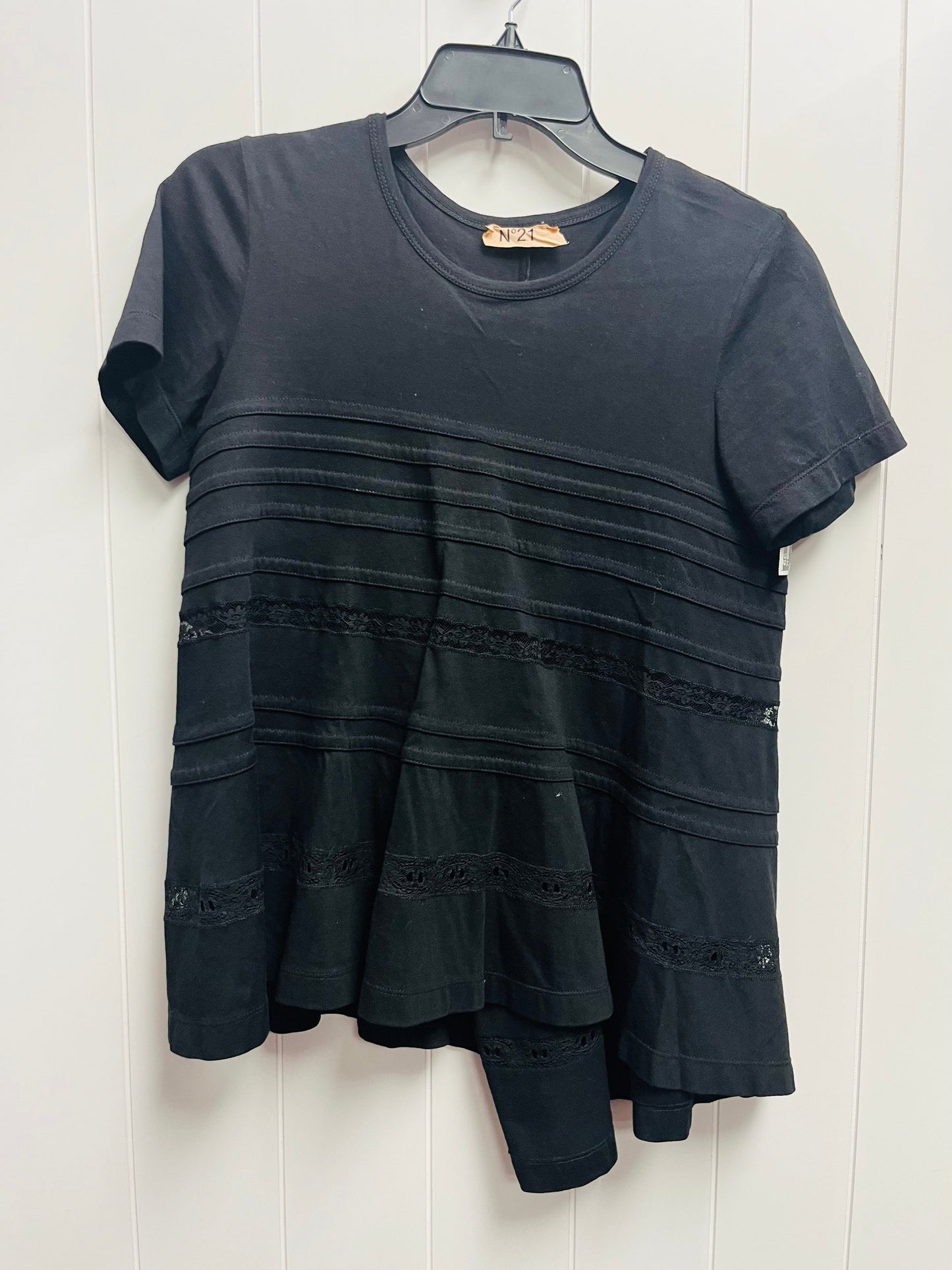 Top Short Sleeve By no 21 In Black, Size: M