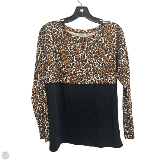 Top Long Sleeve Designer By Lilly Pulitzer In Animal Print, Size: S