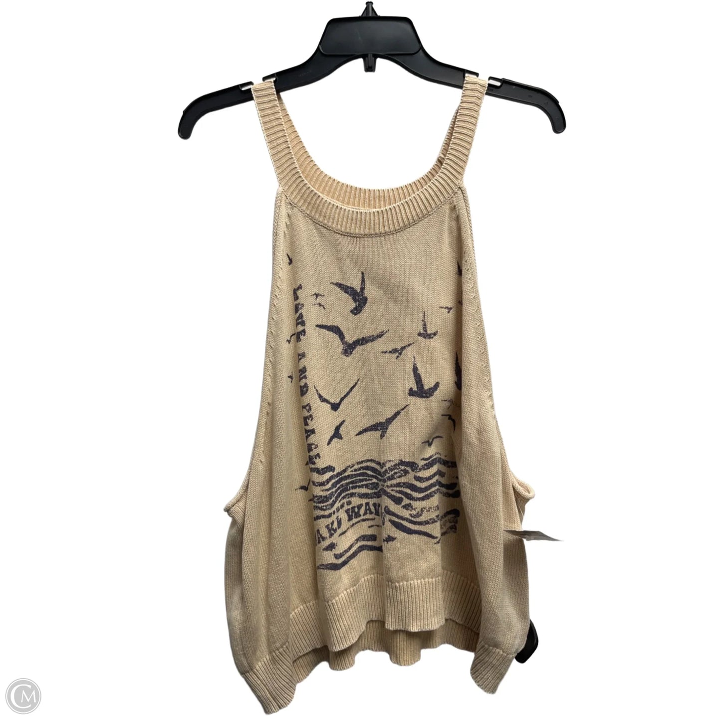 Top Sleeveless By Pilcro In Tan, Size: Xl