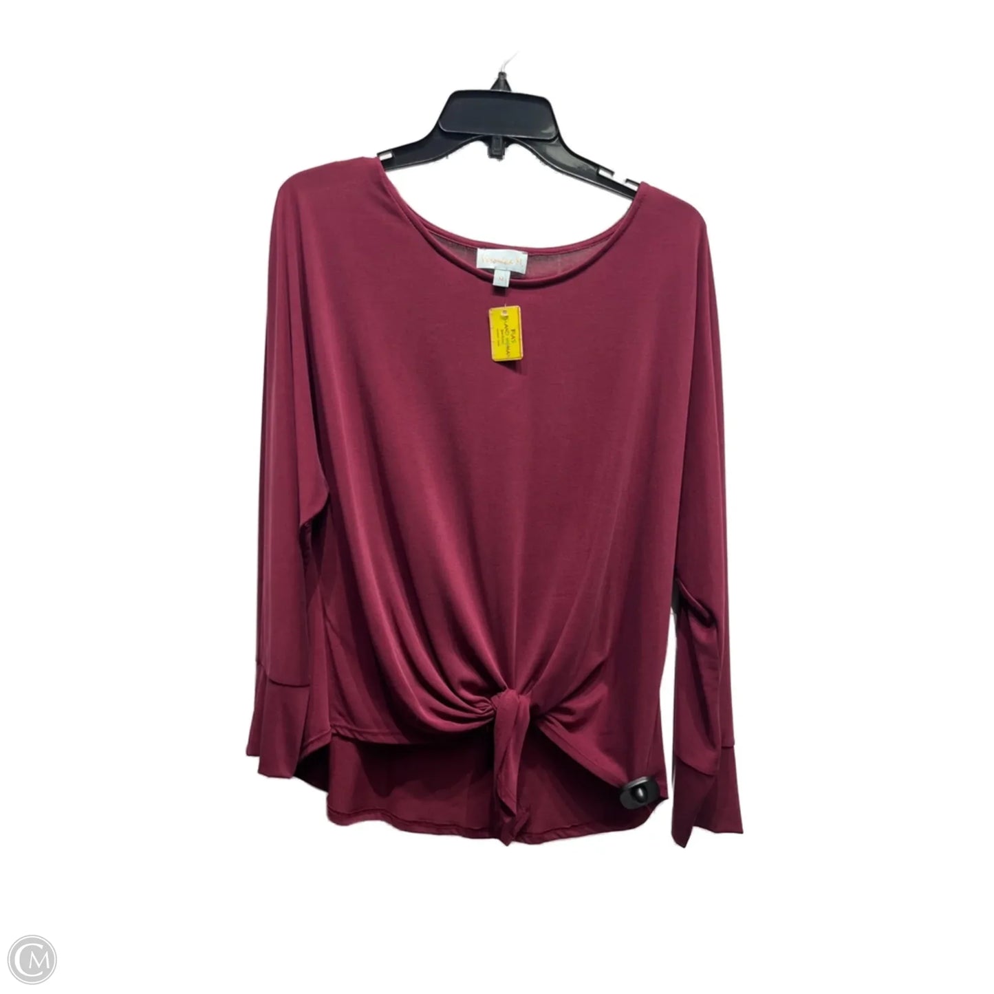 Top 3/4 Sleeve By Veronica M In Animal Print, Size: Xl