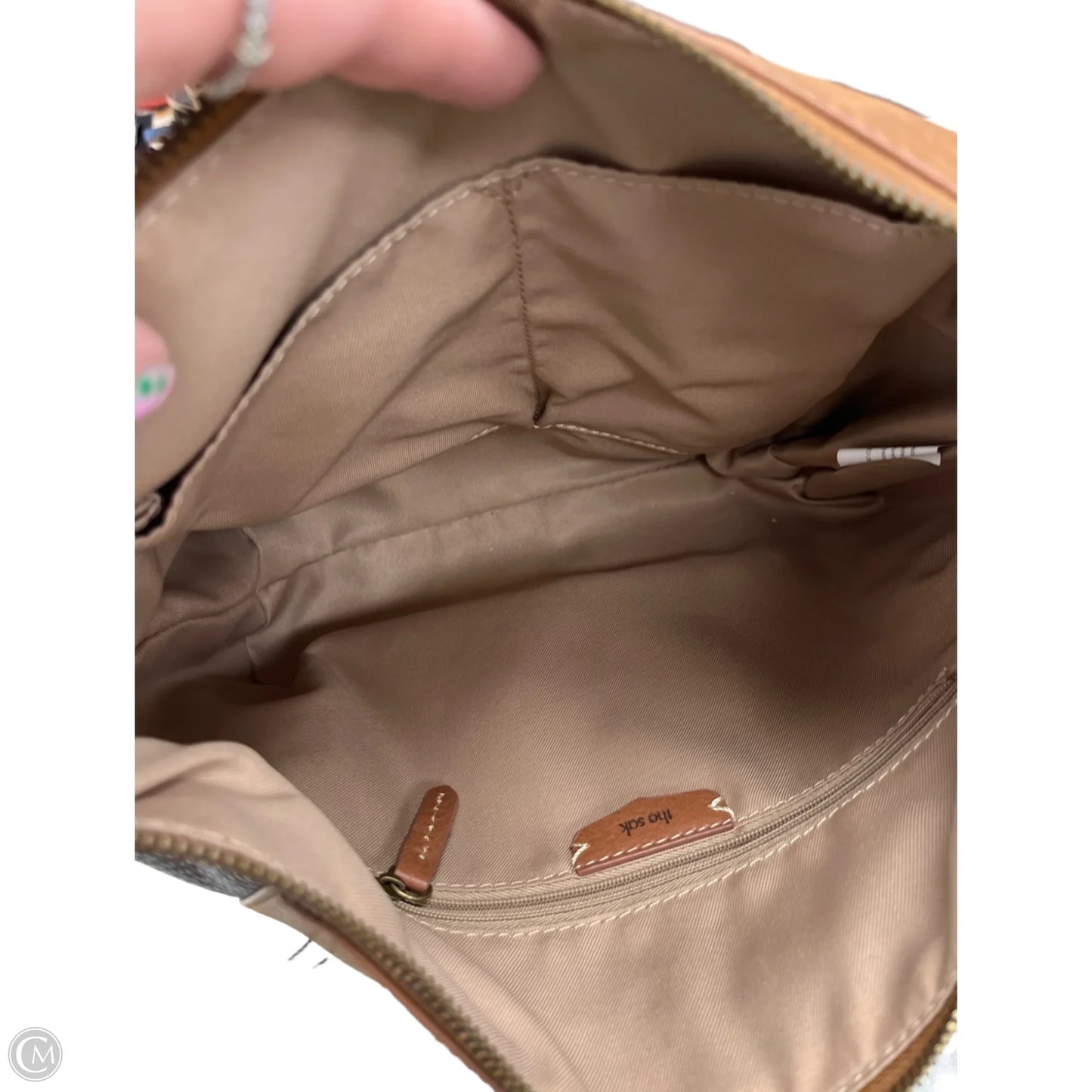 Handbag Leather By The Sak, Size: Medium