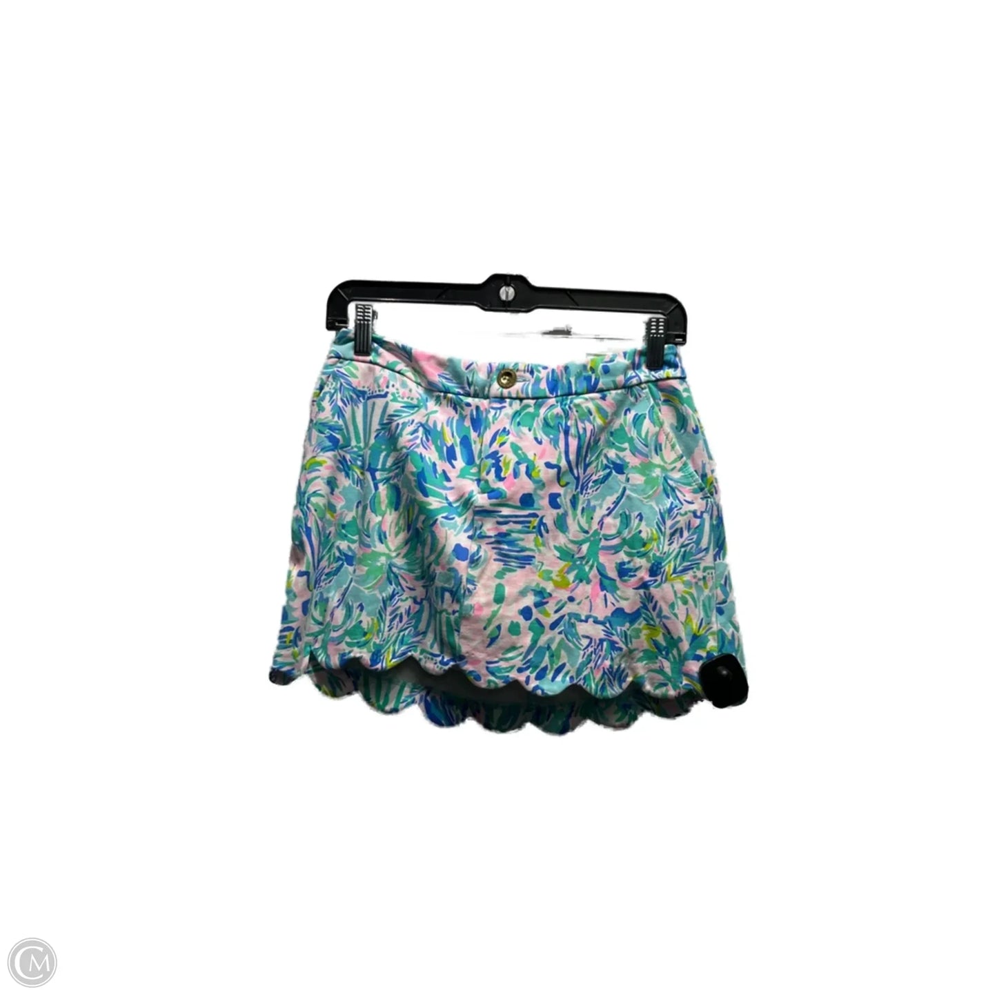 Skort Designer By Lilly Pulitzer In Blue & Pink, Size: 0