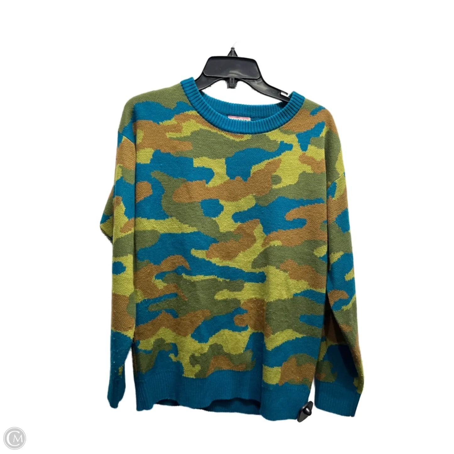Sweater By Andree By Unit In Blue & Green, Size: S