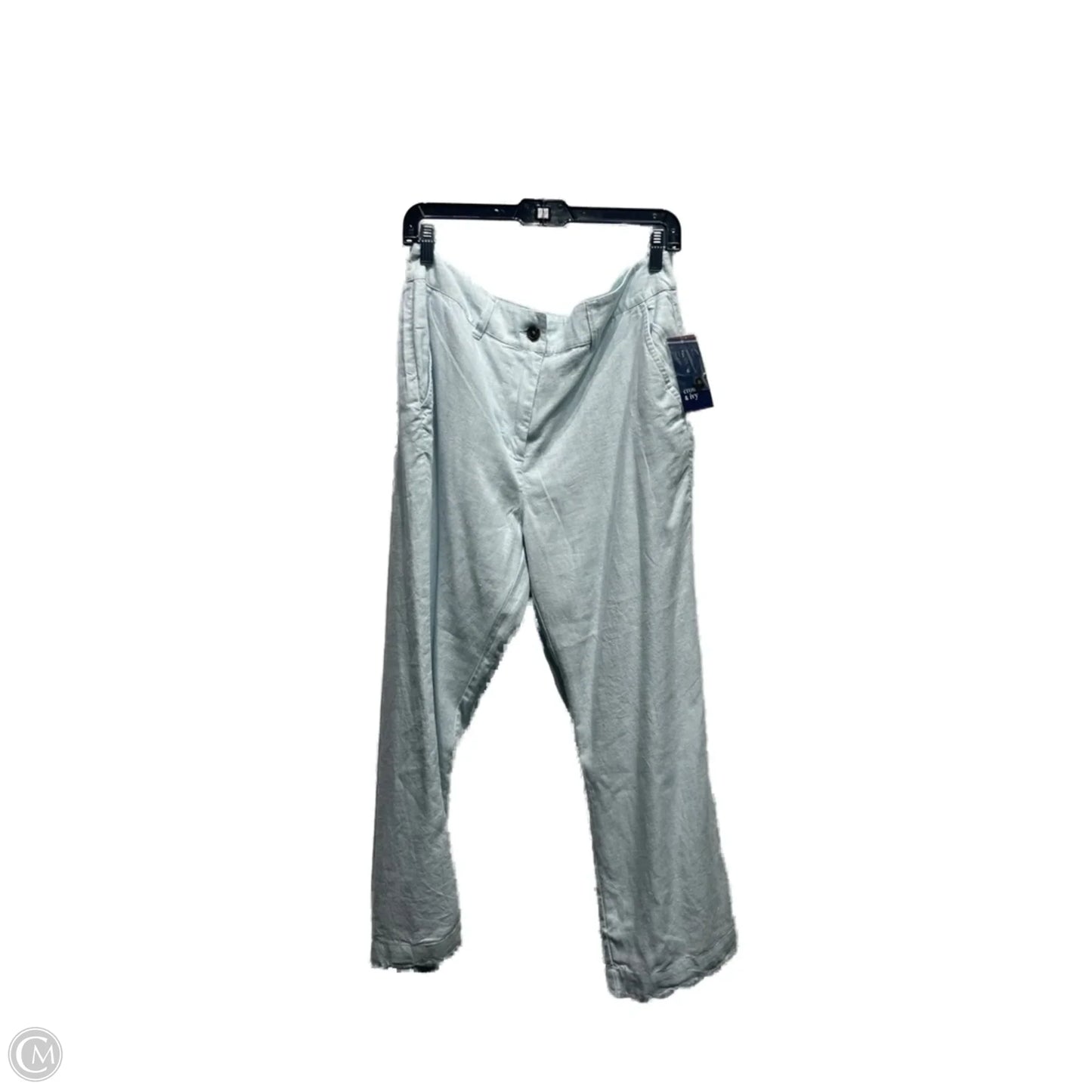 Pants Linen By Crown And Ivy In Blue, Size: 8