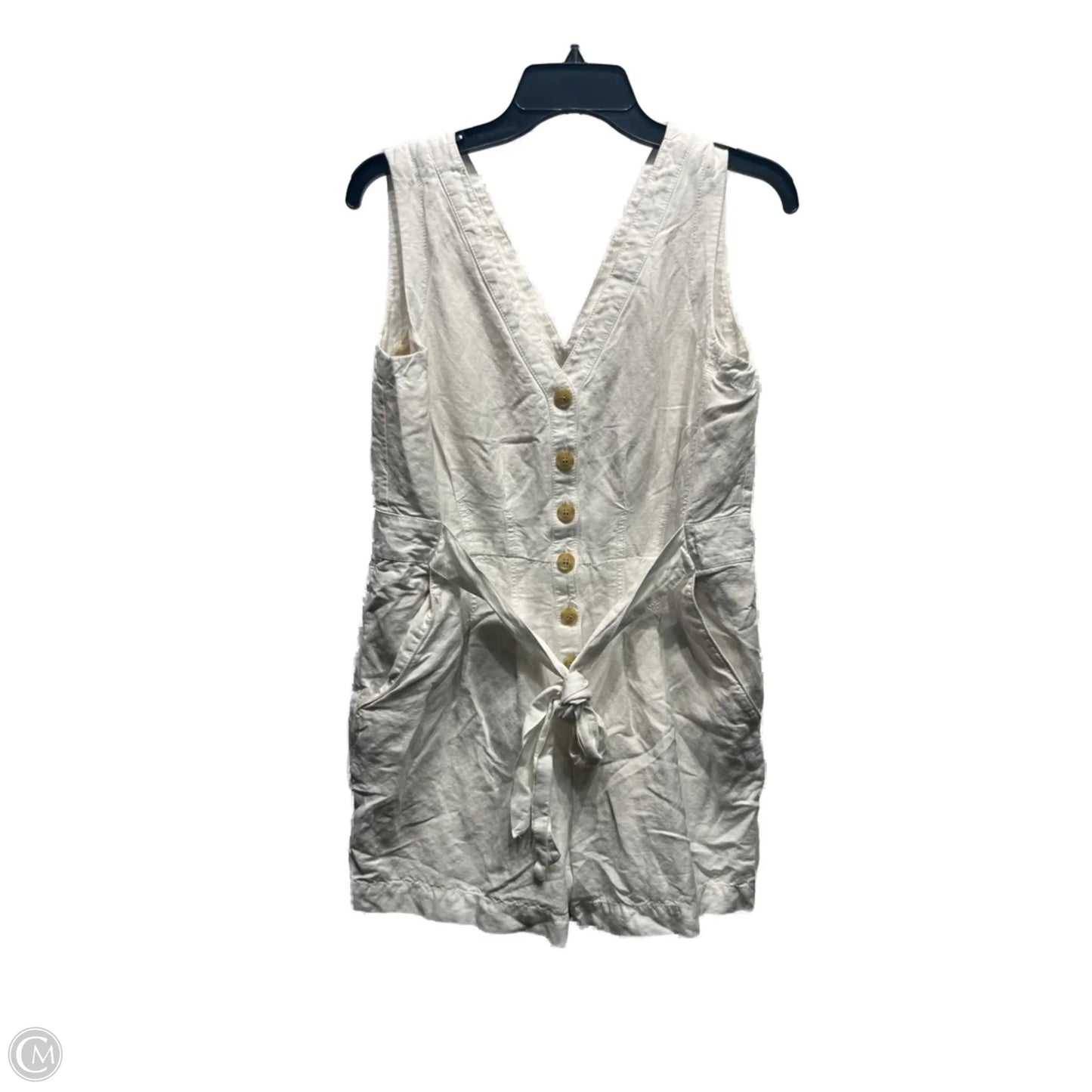 Romper By Loft In White, Size: 4